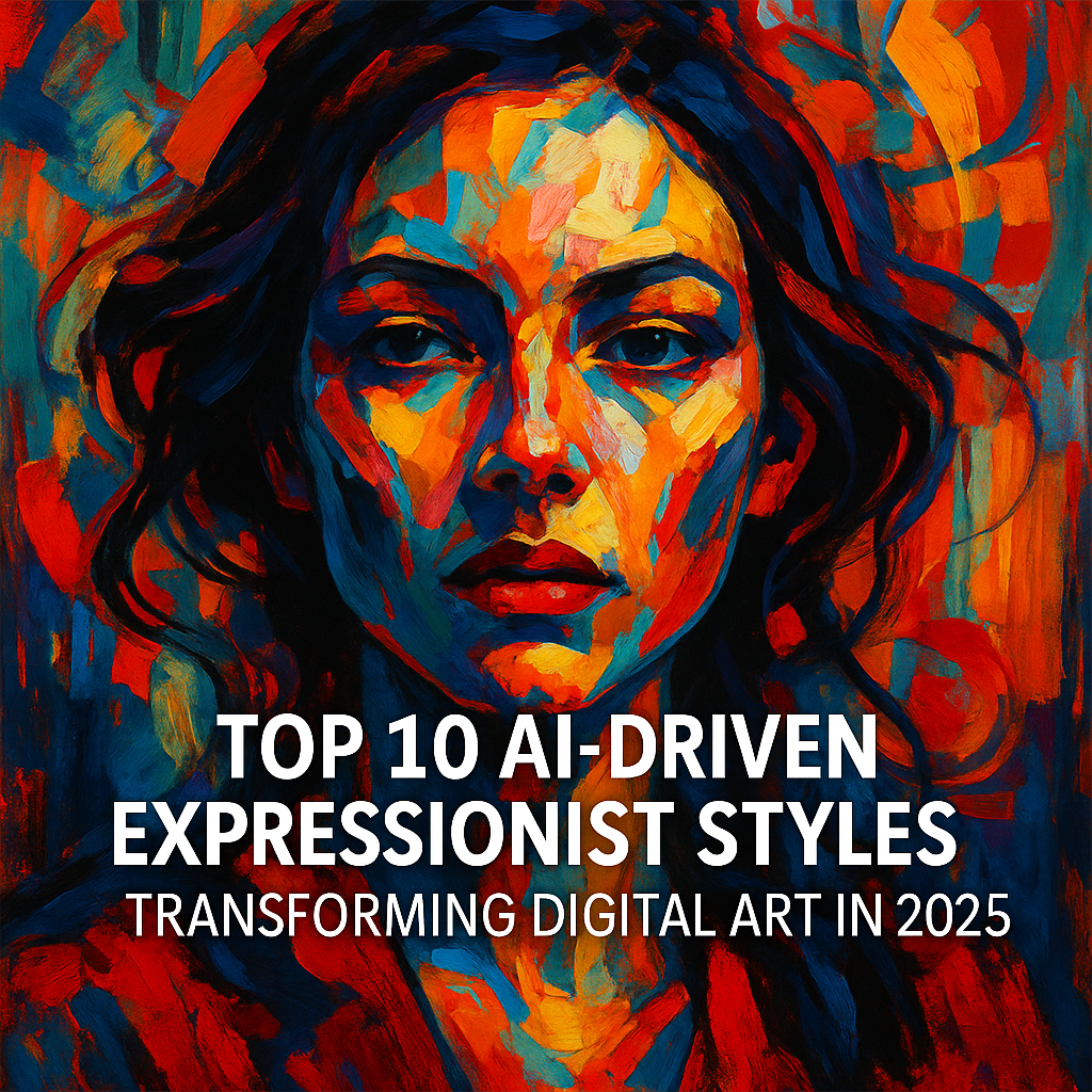 Top 10 AI-Driven Expressionist Styles Transforming Digital Art in 2025