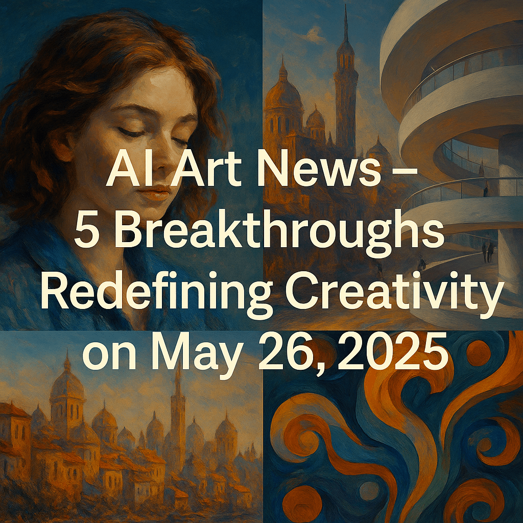 5 Uplifting AI Art Breakthroughs – May 26, 2025 - Ai Art Force