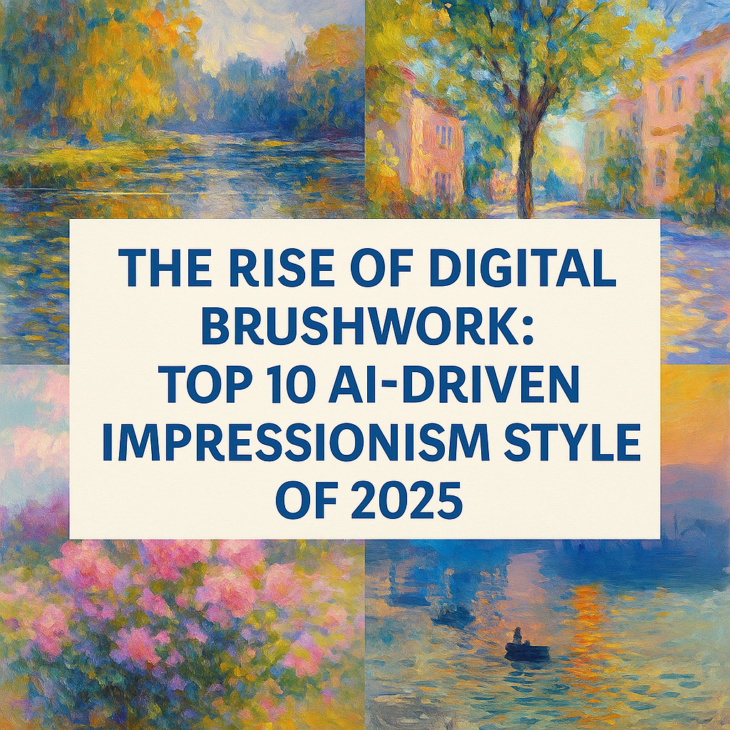 The Rise of Digital Brushwork: Top 10 AI-Driven Impressionism Styles of 2025