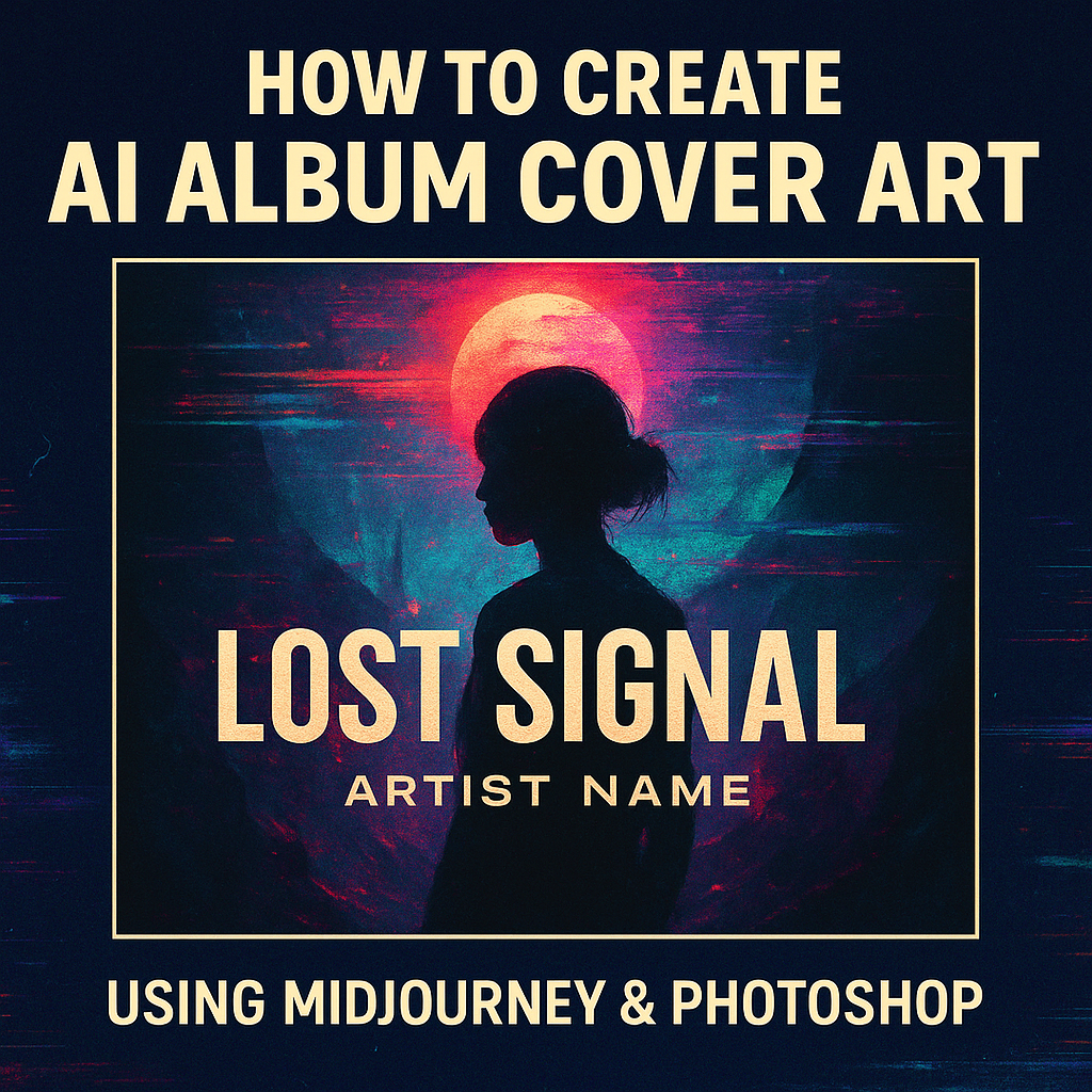 How to Create AI Album Cover Art Using Midjourney and Photoshop