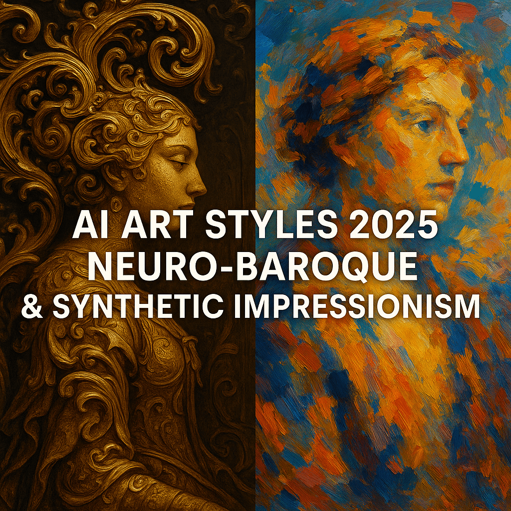 AI Art Styles 2025: Neuro-Baroque & Synthetic Impressionism - Ai Art Force