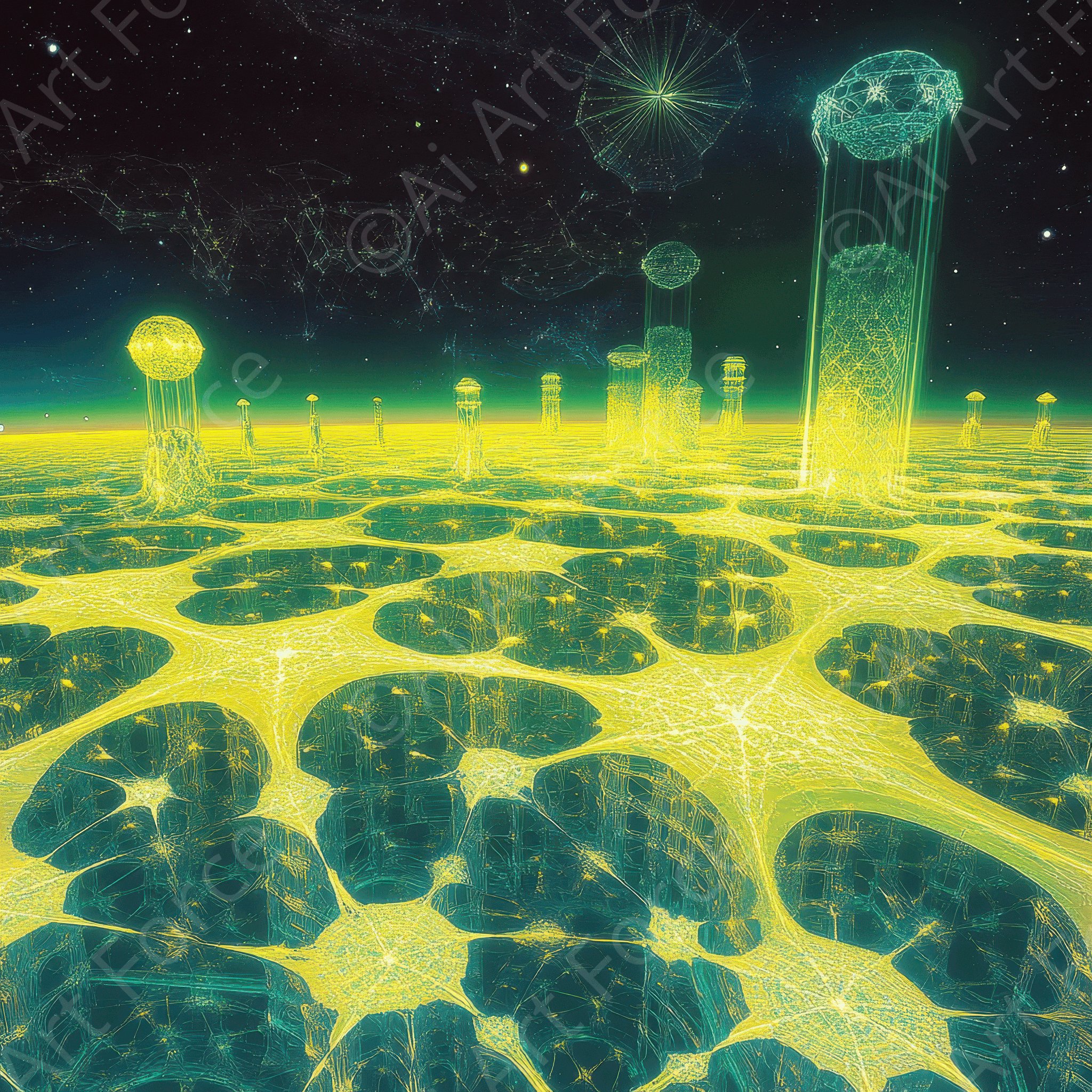 Antimatter Planet Sci Fi Fantasy 10 | High-Quality Digital Ai Art Created by Midjourney