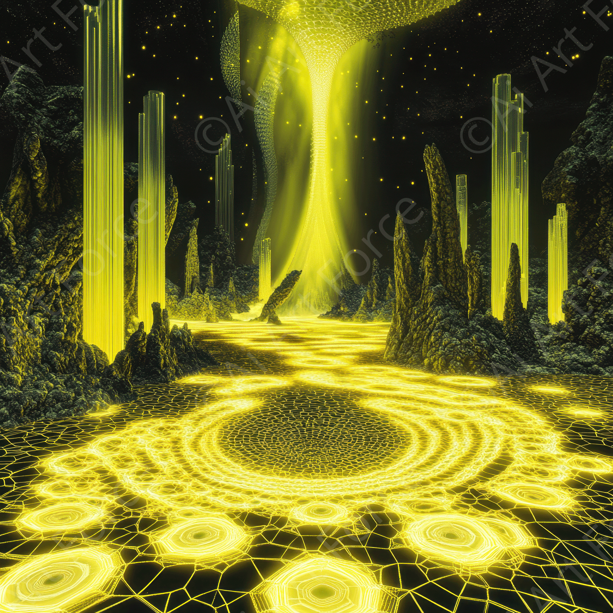 Antimatter Planet Sci Fi Fantasy 2 | High-Quality Digital Ai Art Created by Midjourney