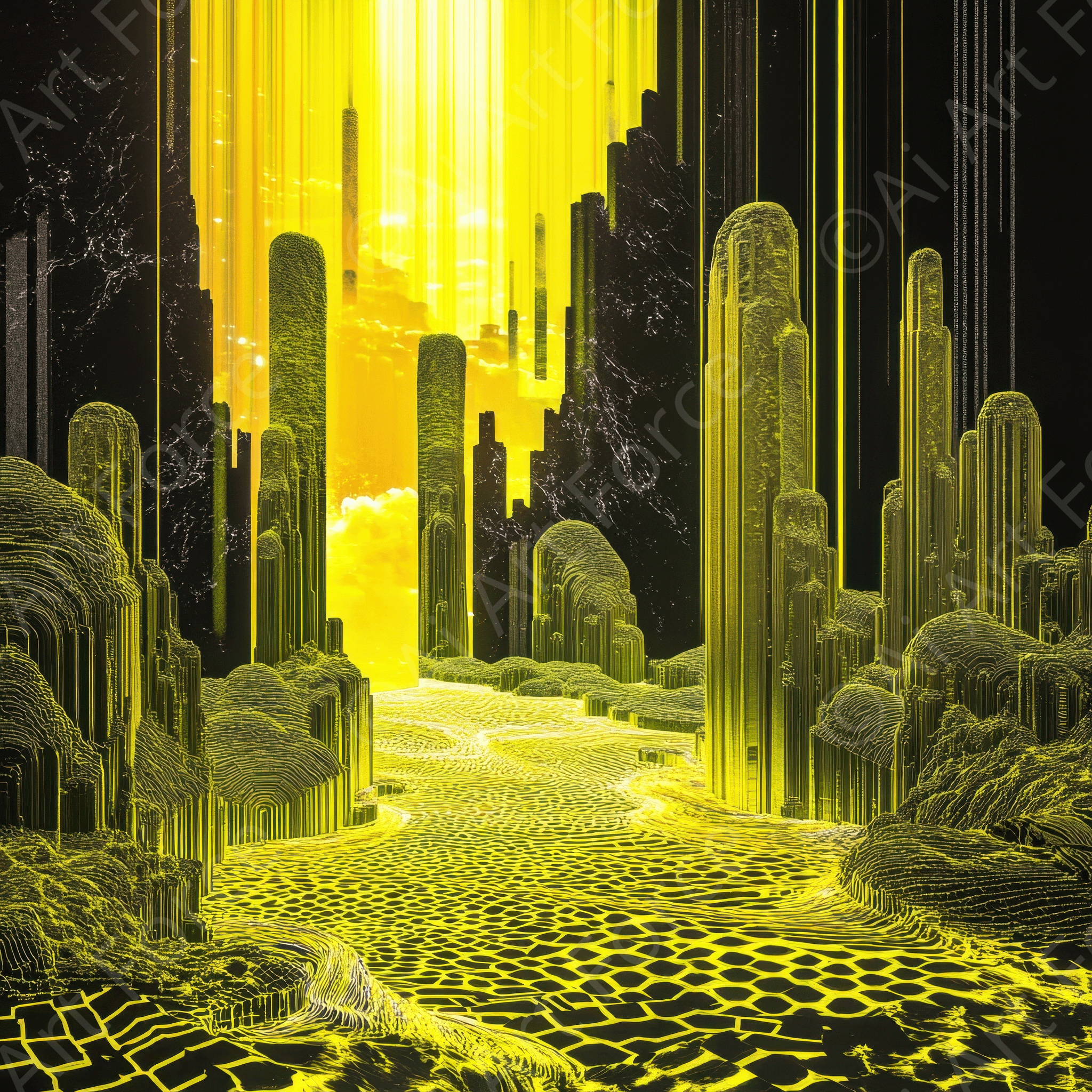 Antimatter Planet Sci Fi Fantasy 3 | High-Quality Digital Ai Art Created by Midjourney