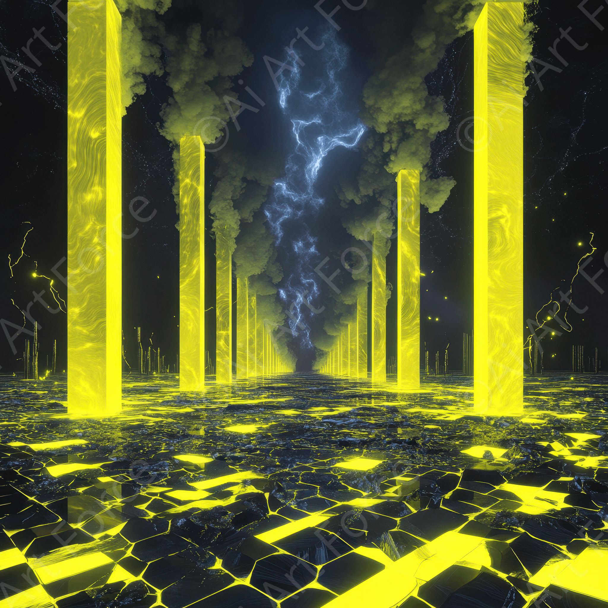 Antimatter Planet Sci Fi Fantasy 5 | High-Quality Digital Ai Art Created by Midjourney