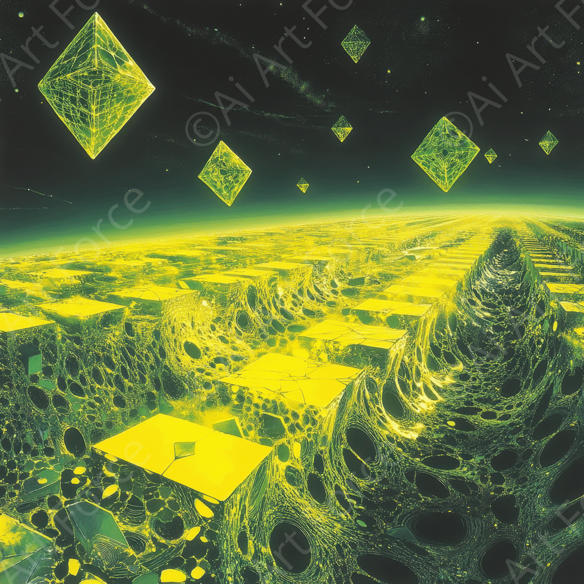 Antimatter Planet Sci Fi Fantasy 8 | High-Quality Digital Ai Art Created by Midjourney