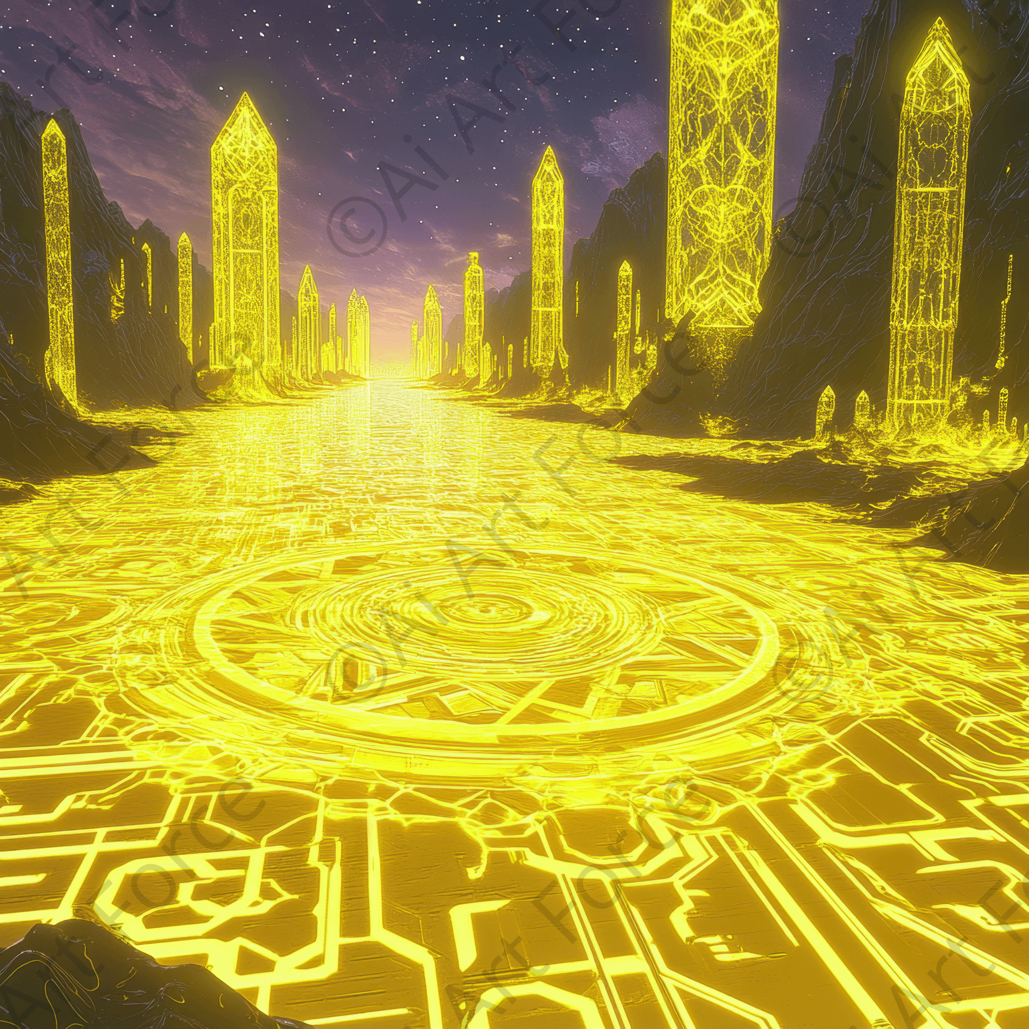 Antimatter Planet Sci Fi Fantasy 9 | High-Quality Digital Ai Art Created by Midjourney