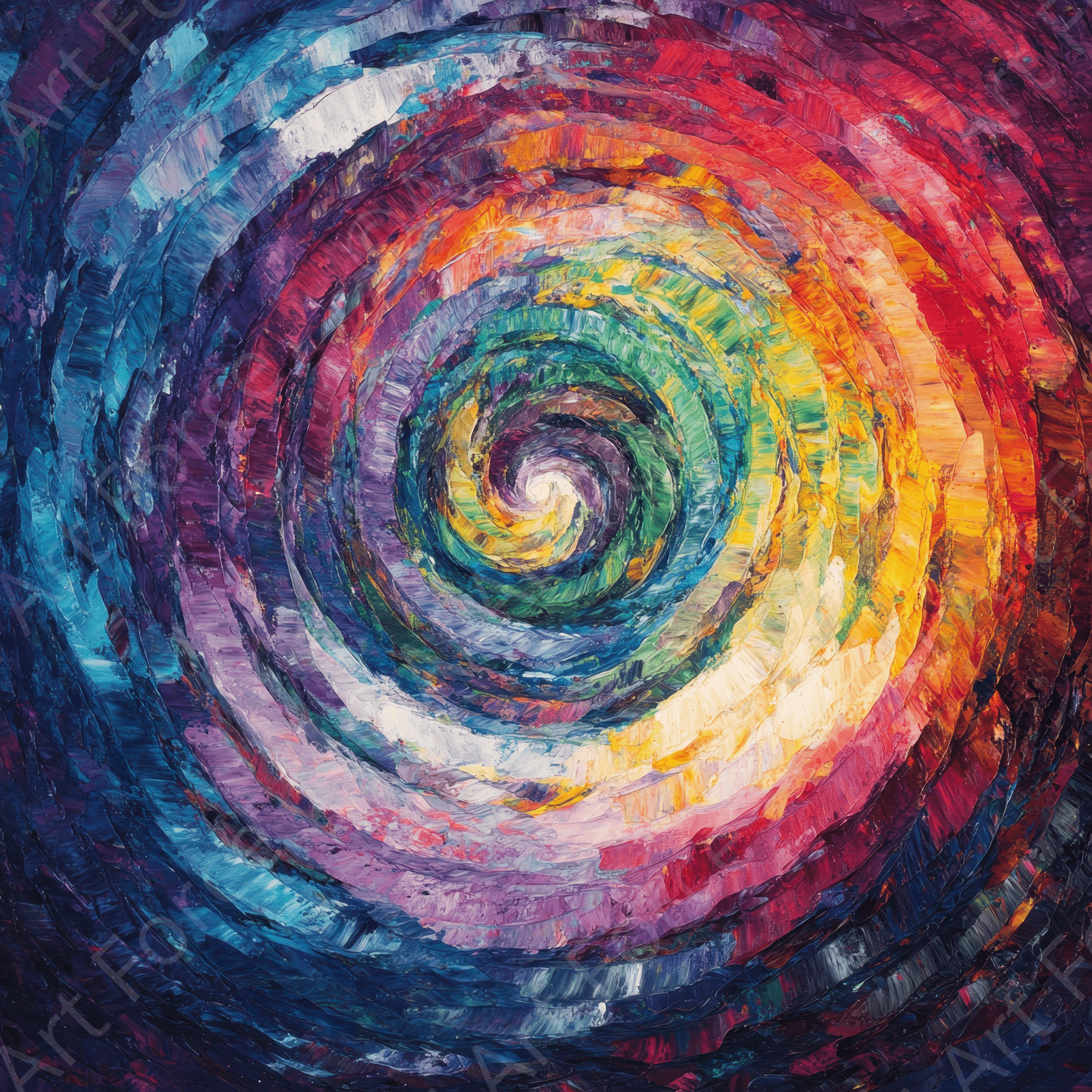 Colorful Twist Art 2 | High-Quality Digital Ai Art Created by Midjourney