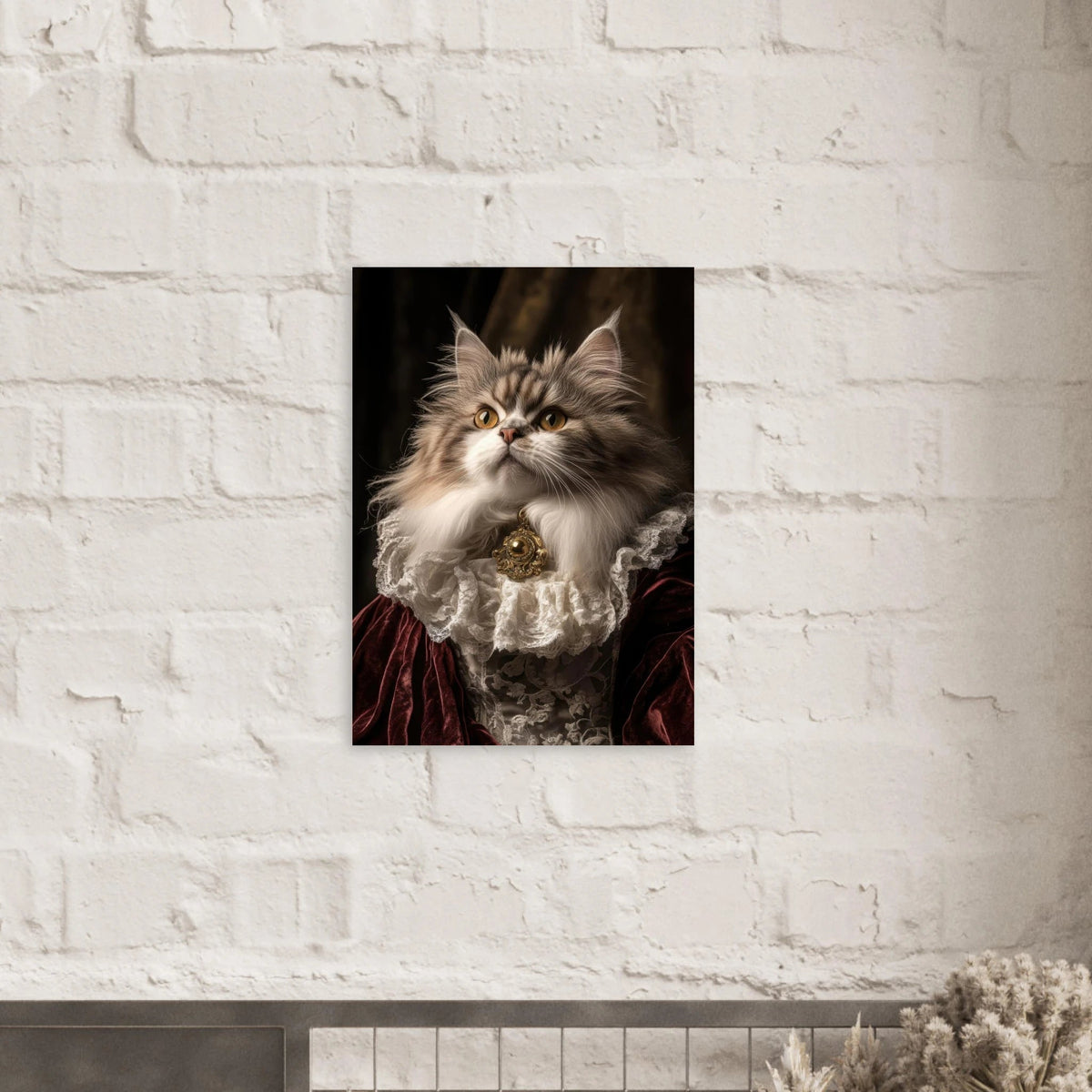 A Baroque Aristocratic Cat Portrait A regal long - h 2 - Shop Ai Art WebShop - Digital Art online Store
