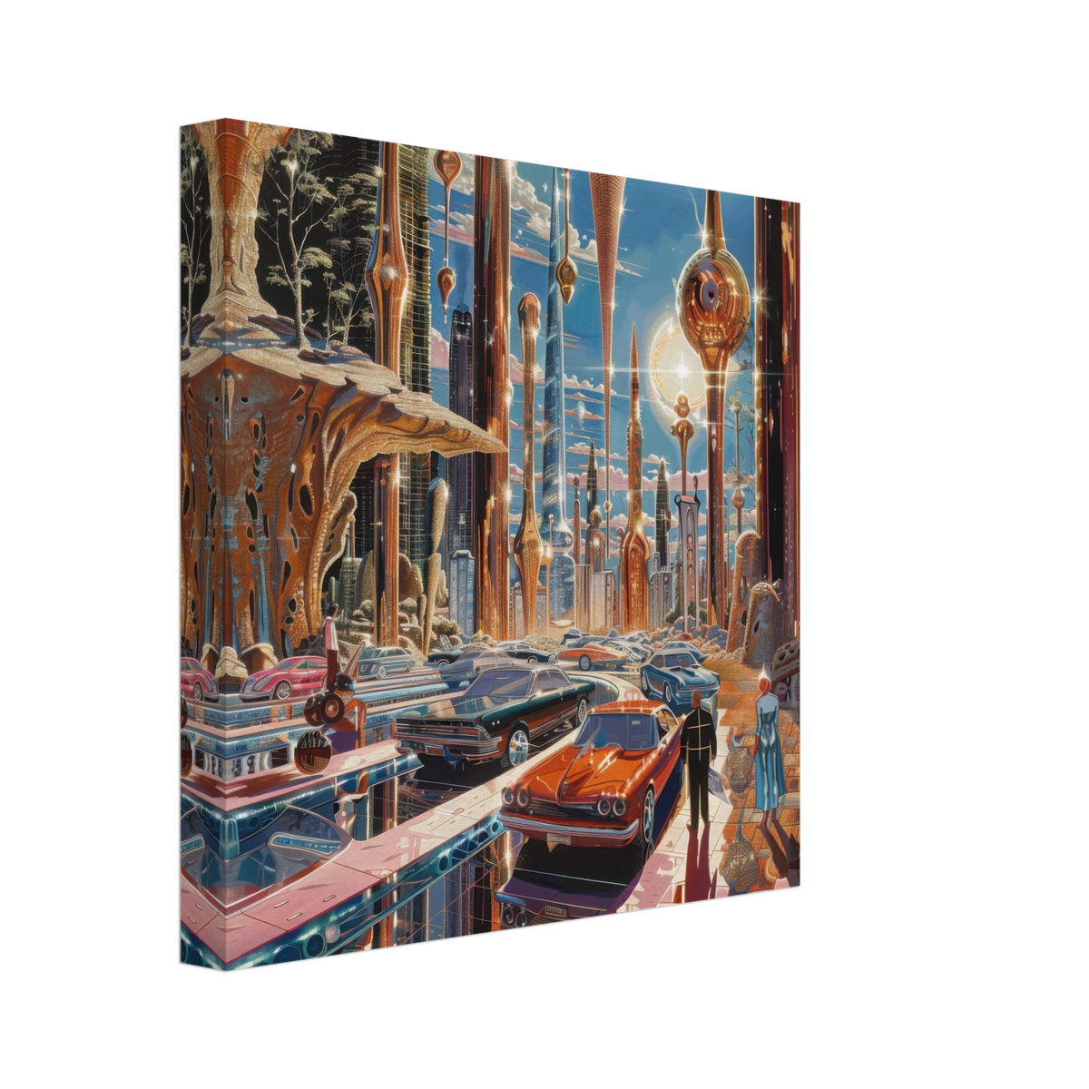A Chrome World 2 - Shop Ai Art WebShop - Digital Art online Store