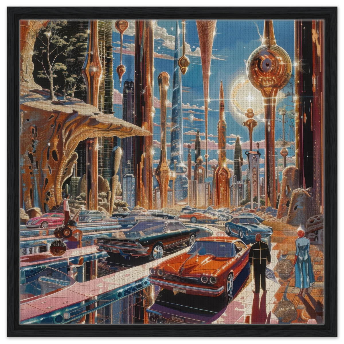 A Chrome World 2 - Shop Ai Art WebShop - Digital Art online Store