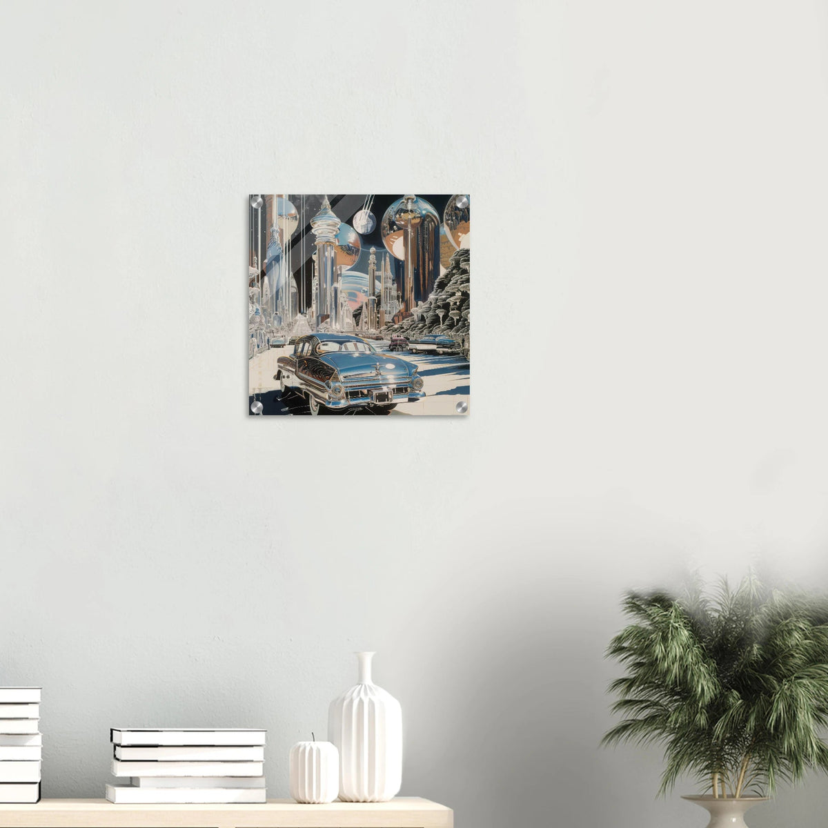 A Chrome World - Shop Ai Art WebShop - Digital Art online Store