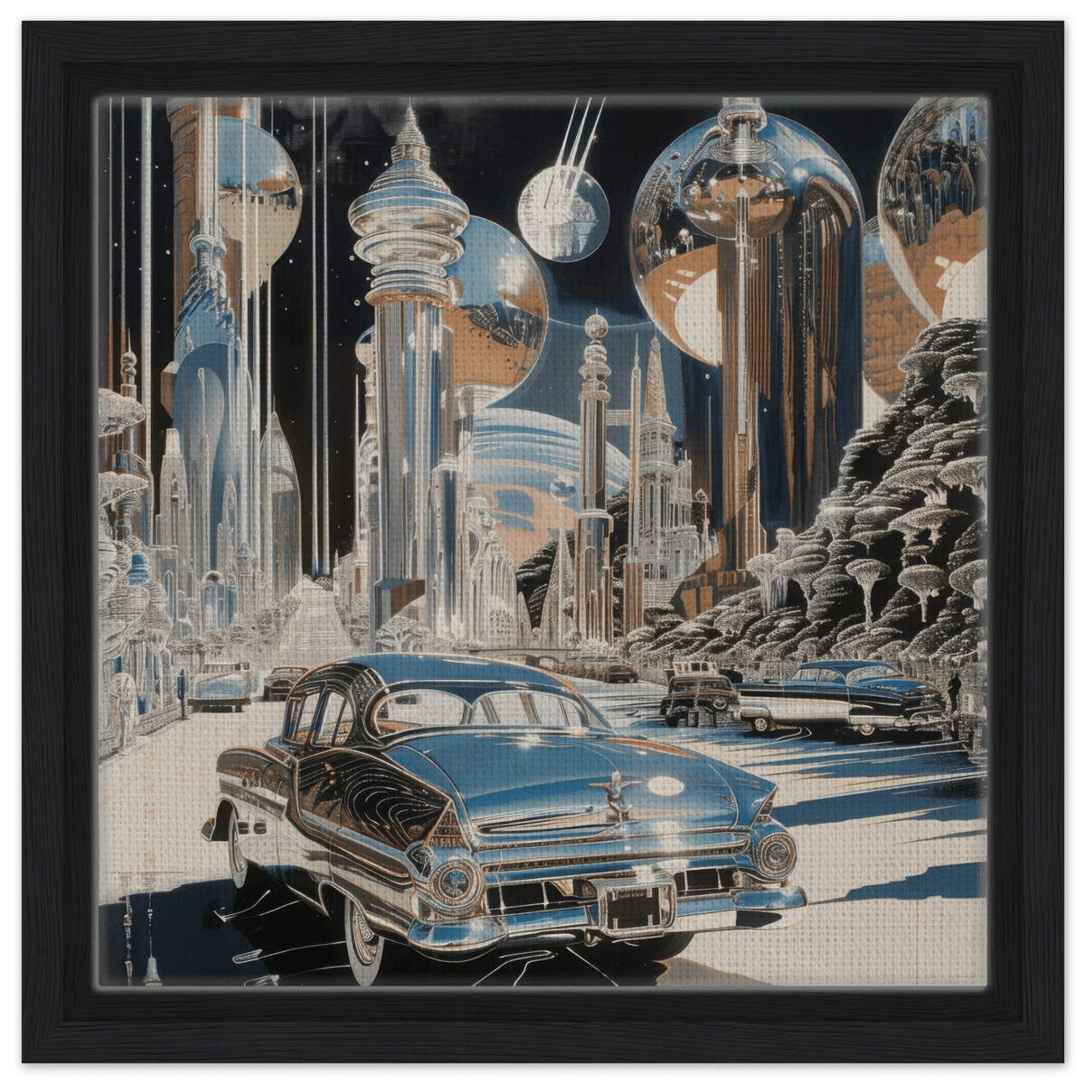 A Chrome World - Shop Ai Art WebShop - Digital Art online Store