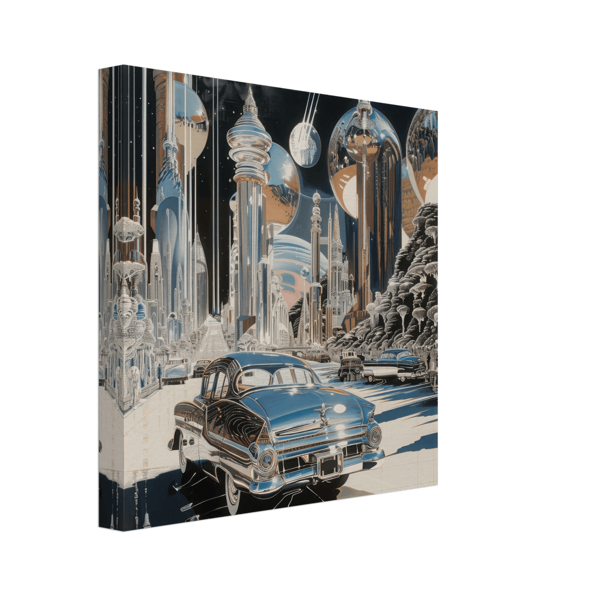 A Chrome World - Shop Ai Art WebShop - Digital Art online Store