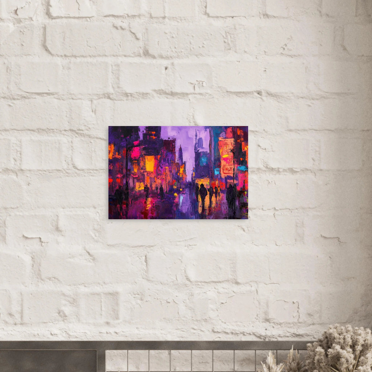 A cityscape bathed in the dim glow of streetlight 3 - Shop Ai Art WebShop - Digital Art online Store