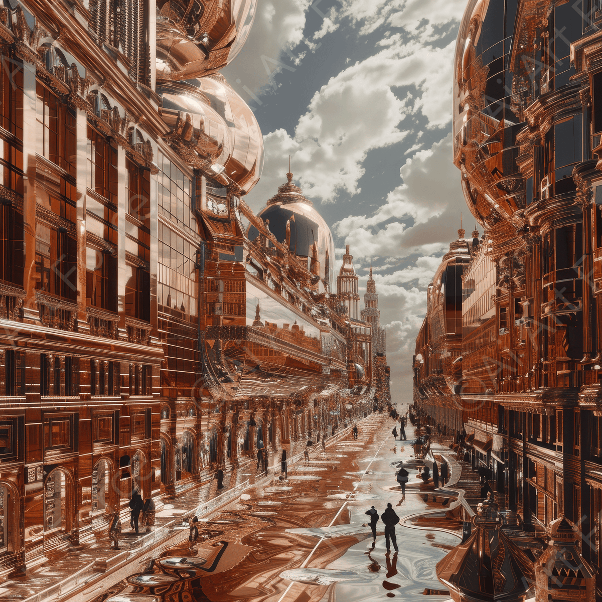 A Fantasy World Of Copper 11 - Shop Ai Art WebShop - Digital Art online Store