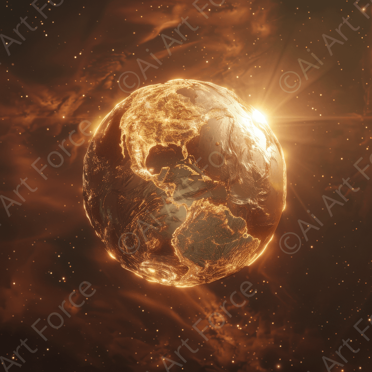 A Fantasy World Of Copper 3 - Shop Ai Art WebShop - Digital Art online Store