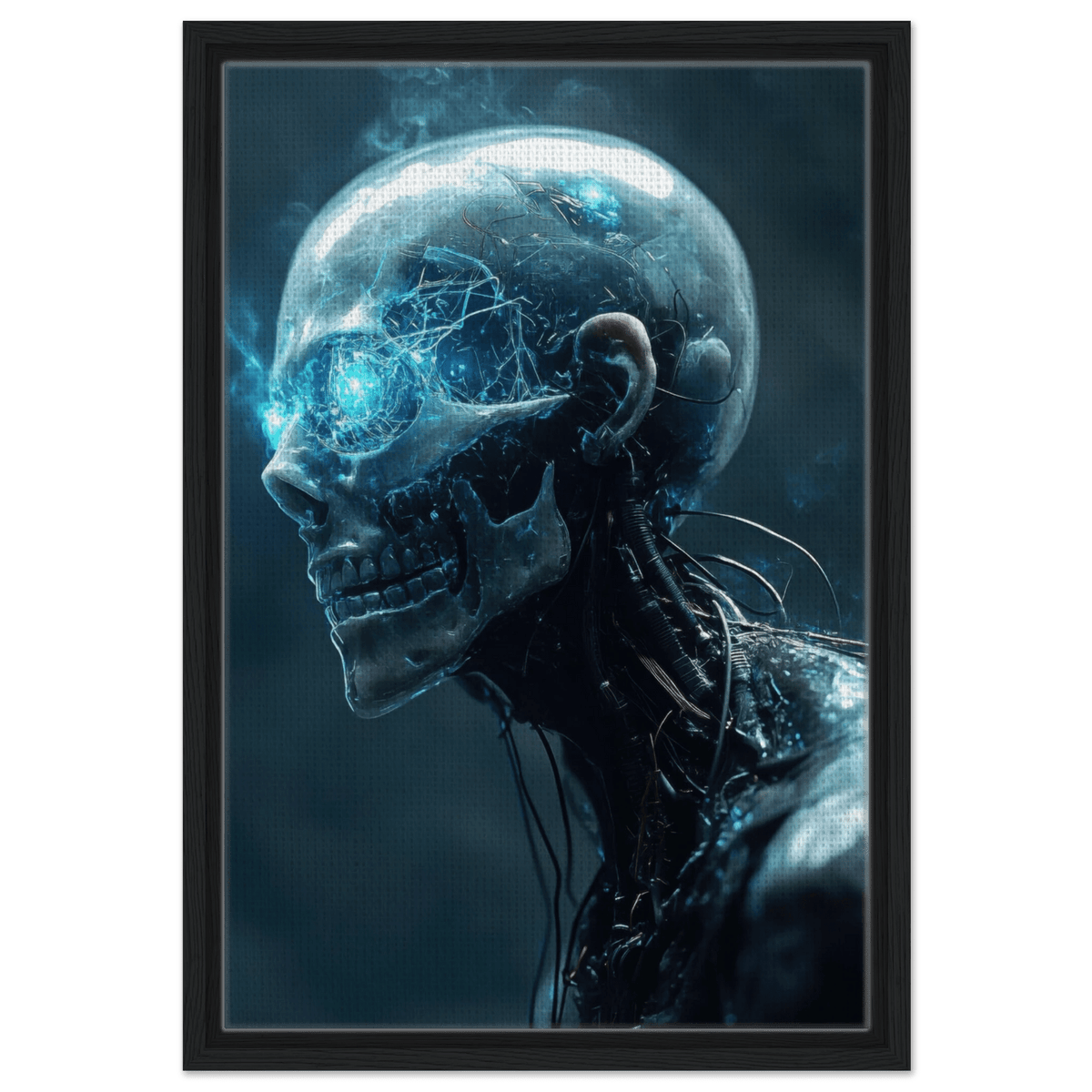 A futuristic humanoid with a fully transparent f 1 - Shop Ai Art WebShop - Digital Art online Store