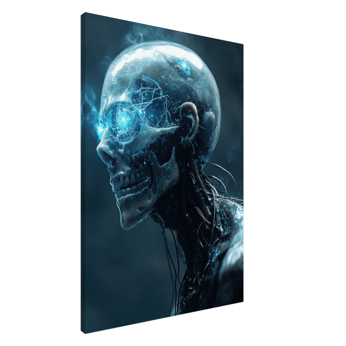 A futuristic humanoid with a fully transparent f 1 - Shop Ai Art WebShop - Digital Art online Store
