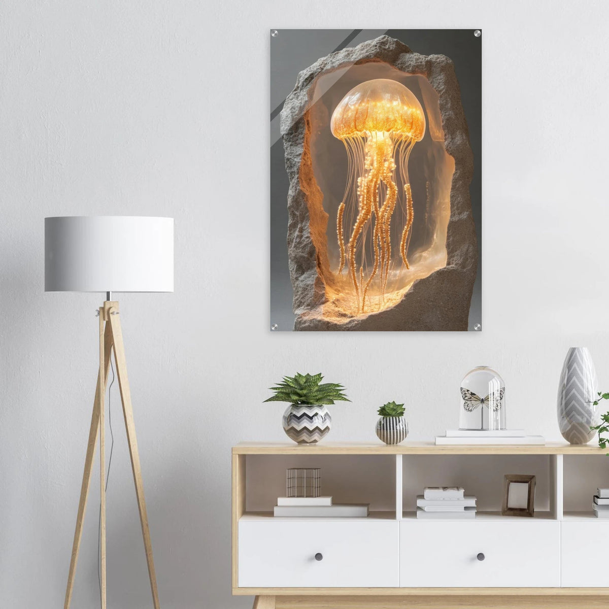 A Jellyfish body fused with starfish arms - Shop Ai Art WebShop - Digital Art online Store