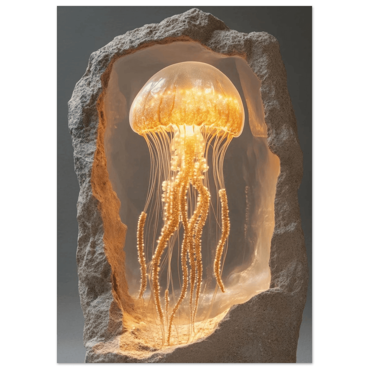 A Jellyfish body fused with starfish arms - Shop Ai Art WebShop - Digital Art online Store