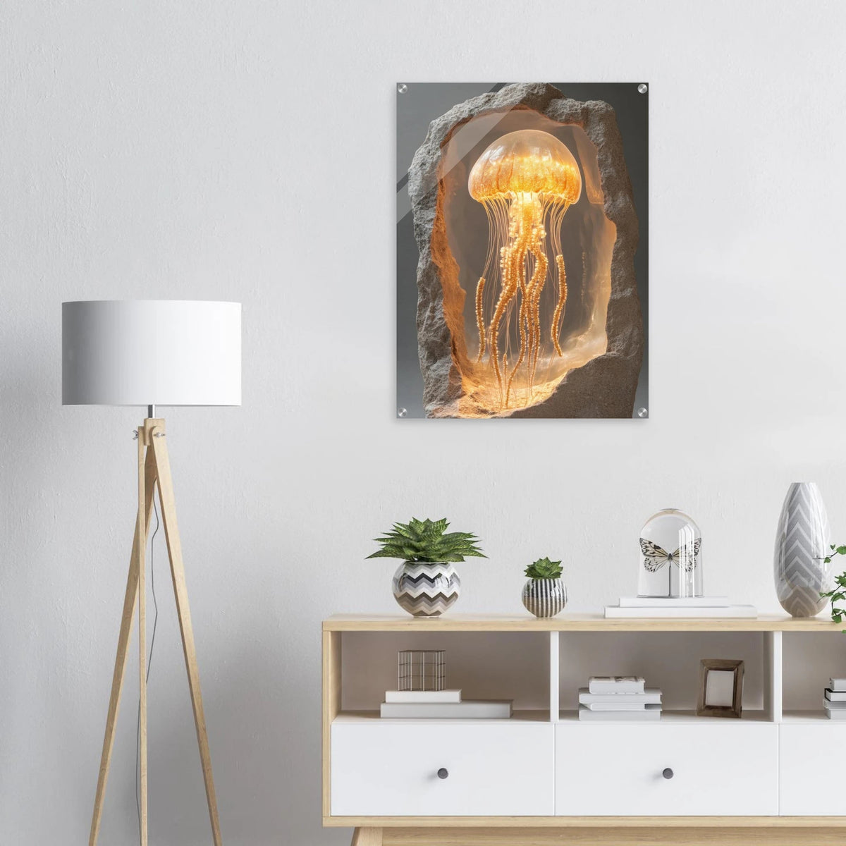 A Jellyfish body fused with starfish arms - Shop Ai Art WebShop - Digital Art online Store