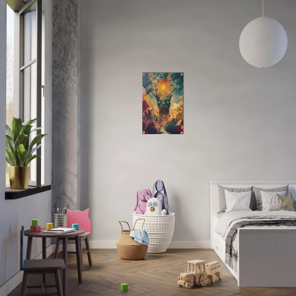 A massive otherworldly titan rises from a swirli 1 - Shop Ai Art WebShop - Digital Art online Store