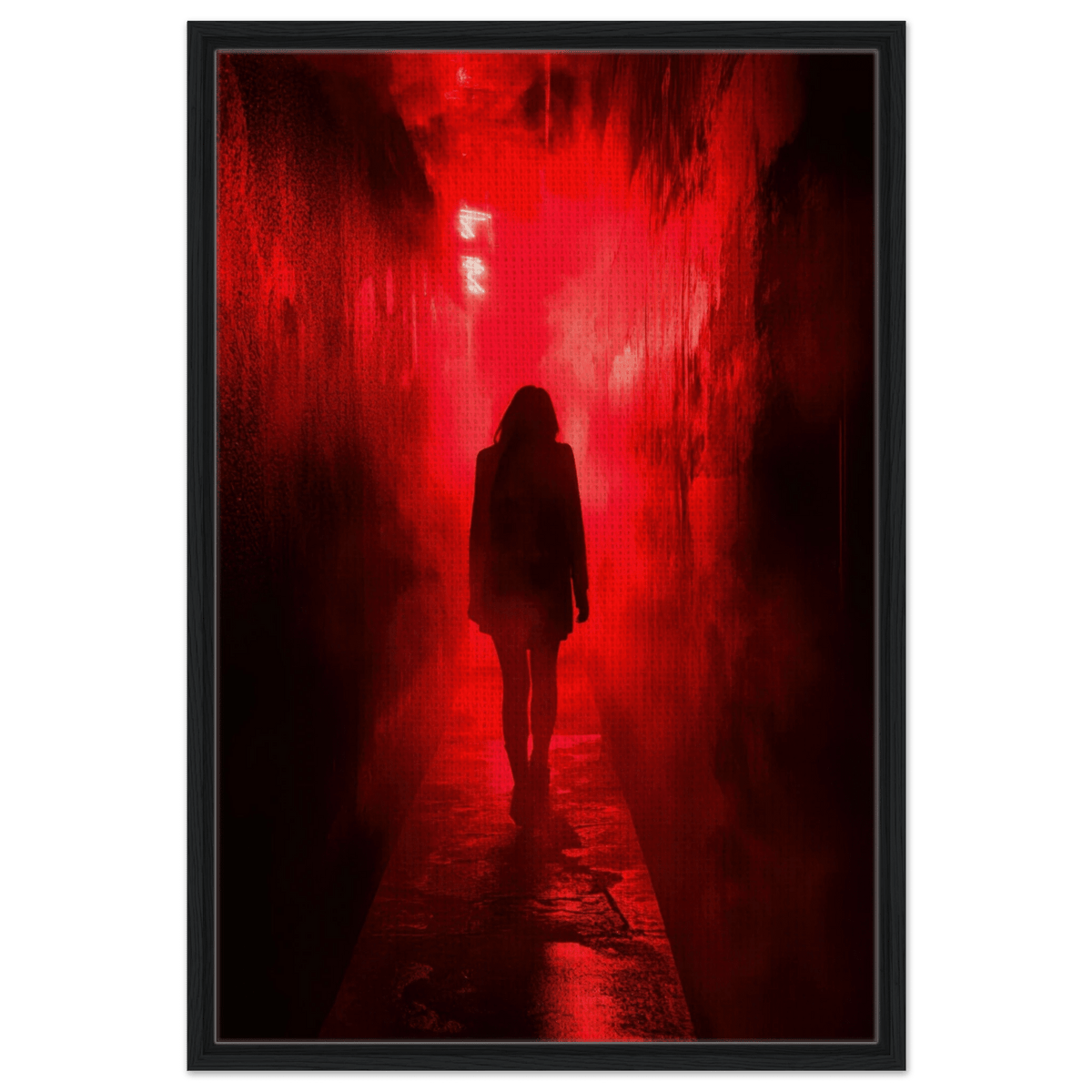 A mysterious figure with an elongated shadow sta 1 - Shop Ai Art WebShop - Digital Art online Store