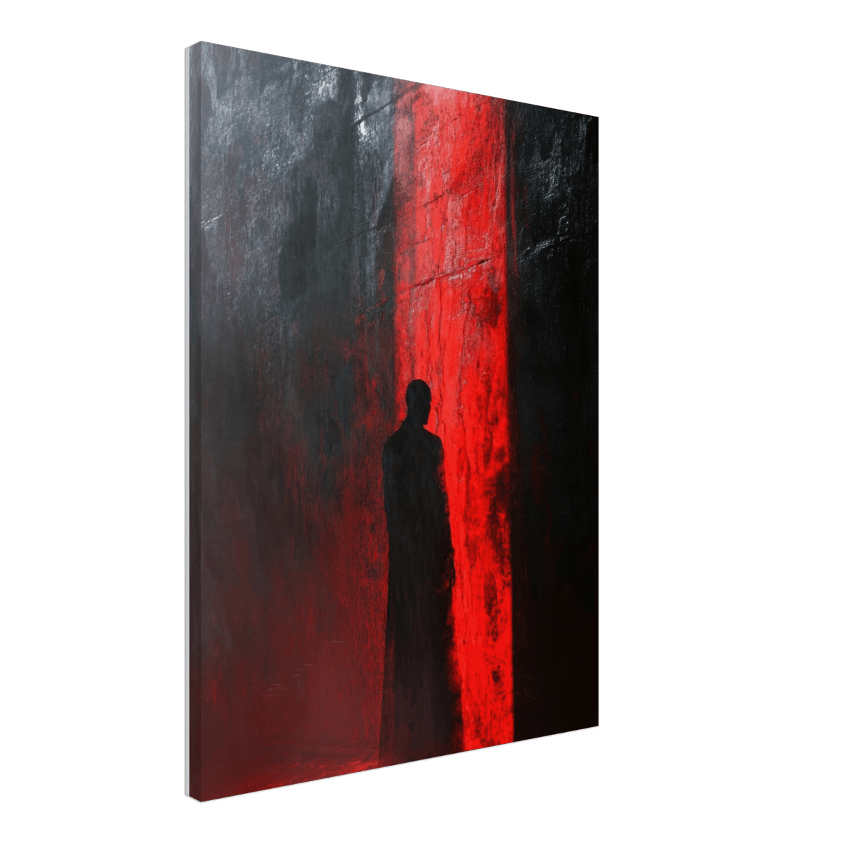 A mysterious figure with an elongated shadow sta 2 - Shop Ai Art WebShop - Digital Art online Store