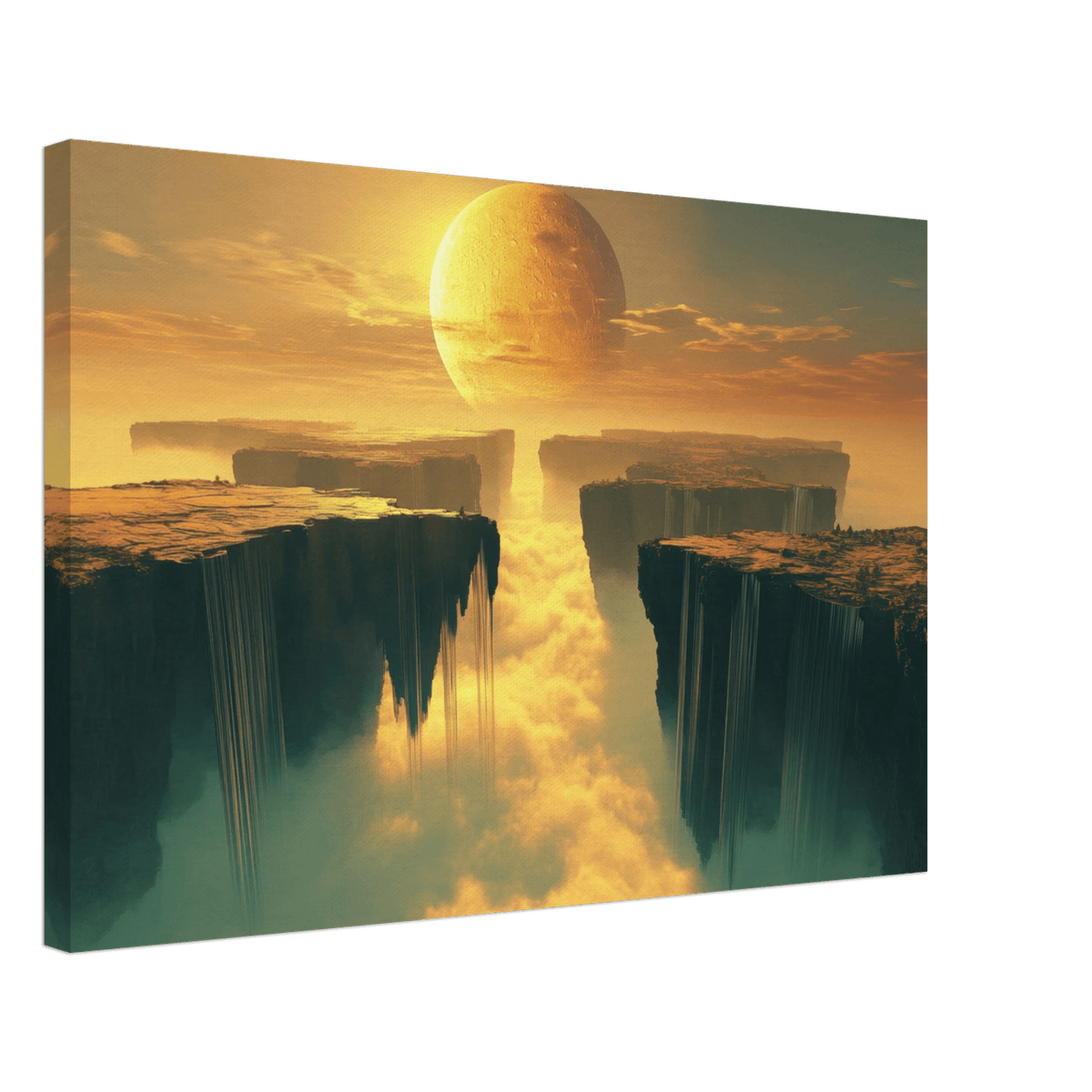 A vast dreamscape with levitating islands a mass 3 - Shop Ai Art WebShop - Digital Art online Store
