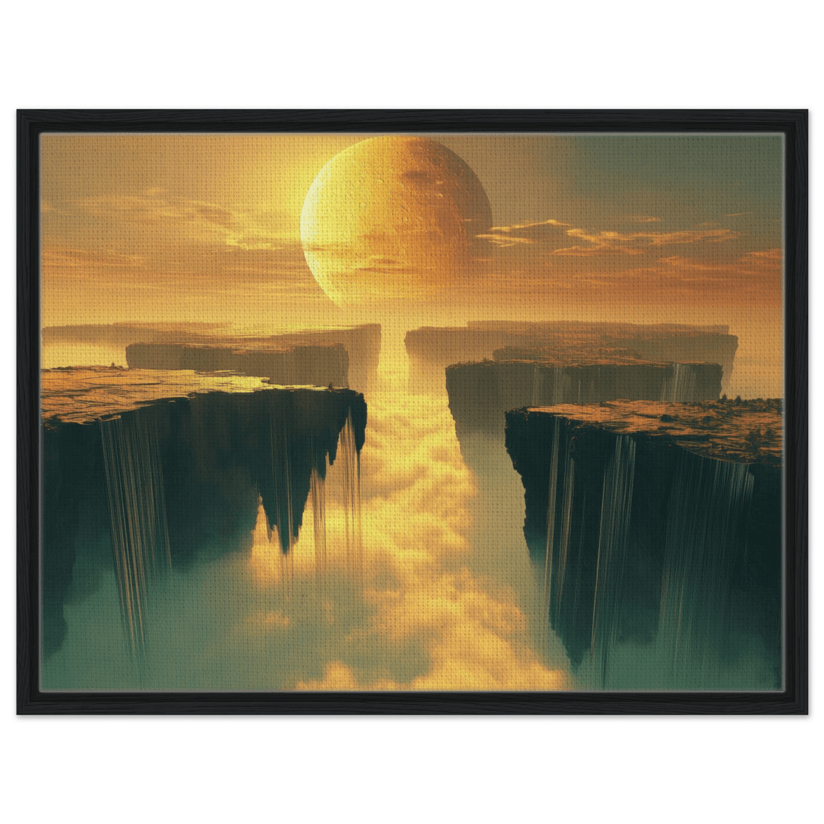 A vast dreamscape with levitating islands a mass 3 - Shop Ai Art WebShop - Digital Art online Store