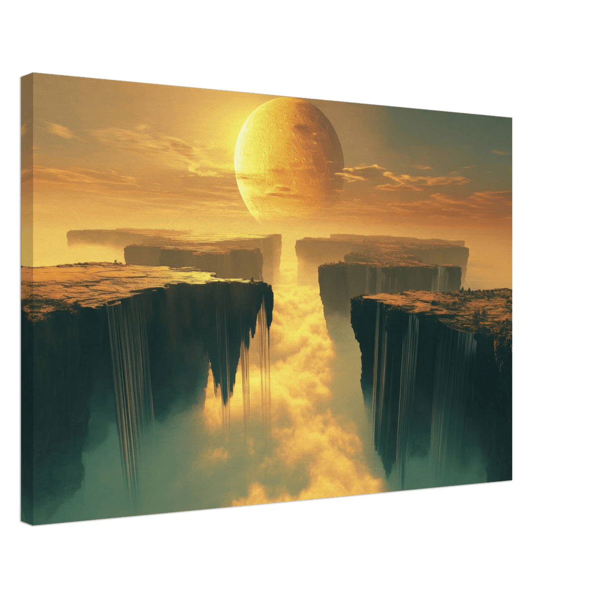 A vast dreamscape with levitating islands a mass 3 - Shop Ai Art WebShop - Digital Art online Store