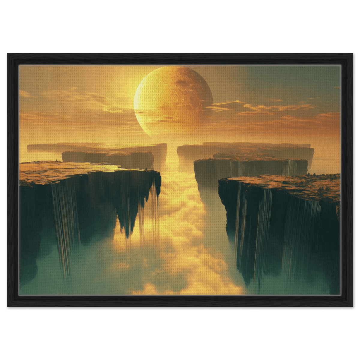 A vast dreamscape with levitating islands a mass 3 - Shop Ai Art WebShop - Digital Art online Store