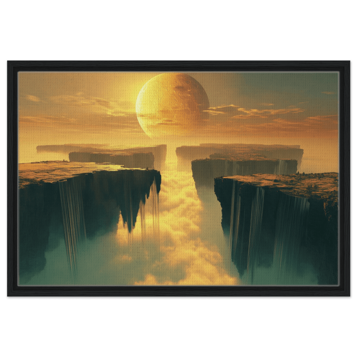 A vast dreamscape with levitating islands a mass 3 - Shop Ai Art WebShop - Digital Art online Store