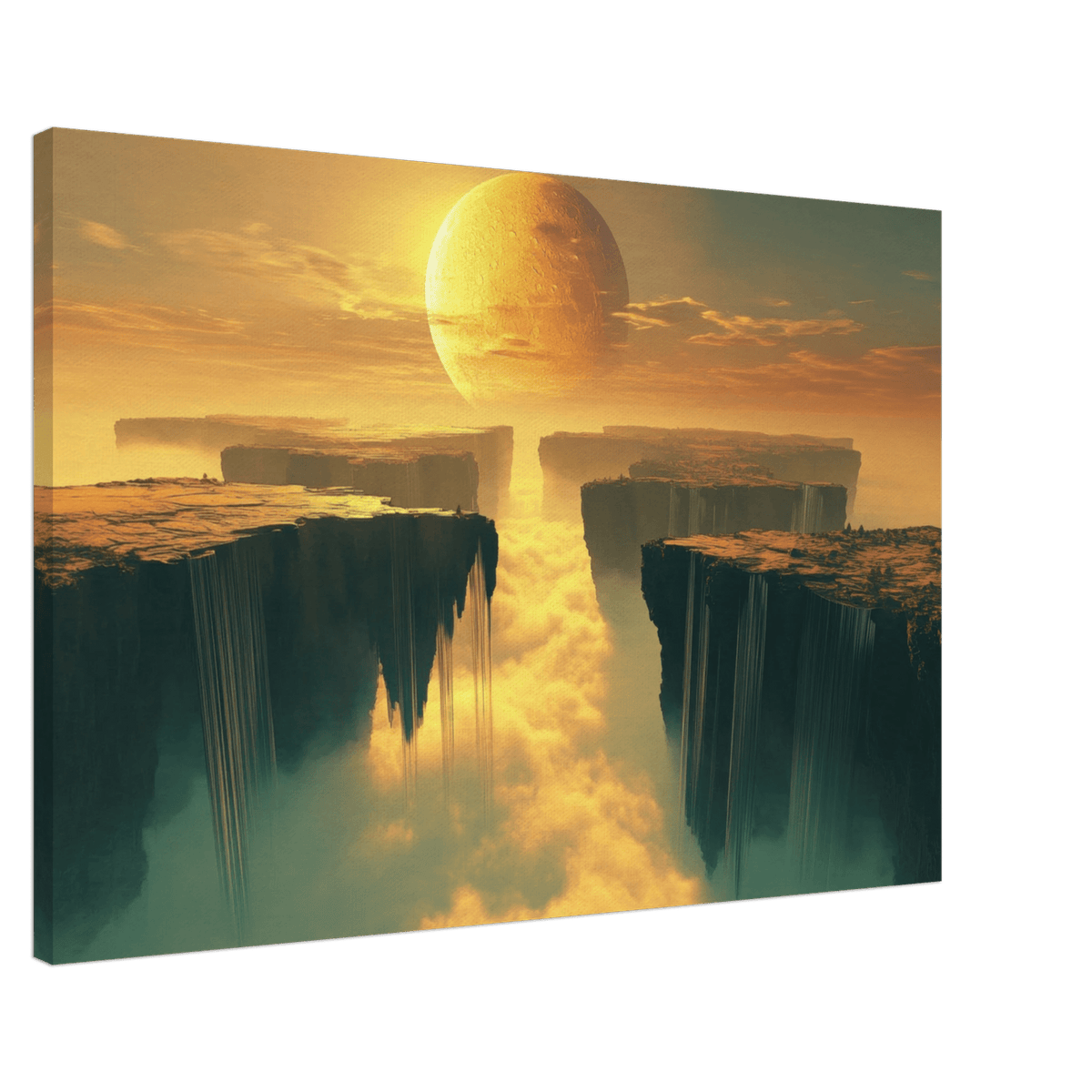 A vast dreamscape with levitating islands a mass 3 - Shop Ai Art WebShop - Digital Art online Store