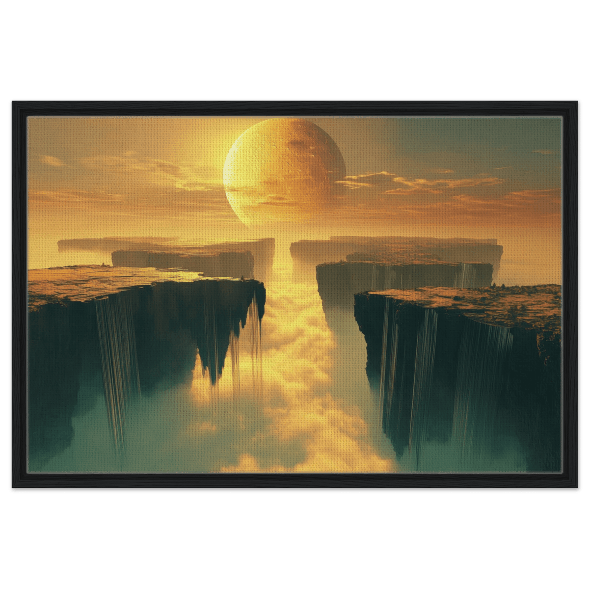 A vast dreamscape with levitating islands a mass 3 - Shop Ai Art WebShop - Digital Art online Store