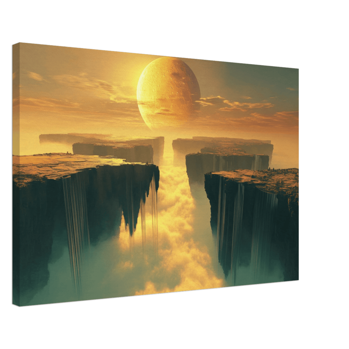 A vast dreamscape with levitating islands a mass 3 - Shop Ai Art WebShop - Digital Art online Store