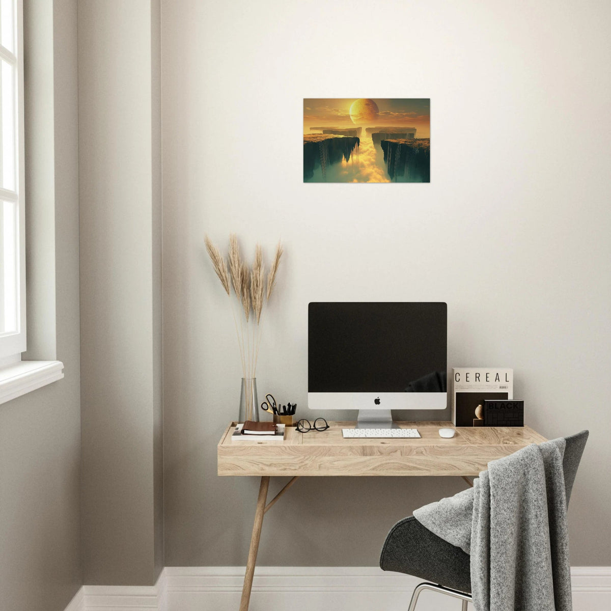 A vast dreamscape with levitating islands a mass 3 - Shop Ai Art WebShop - Digital Art online Store