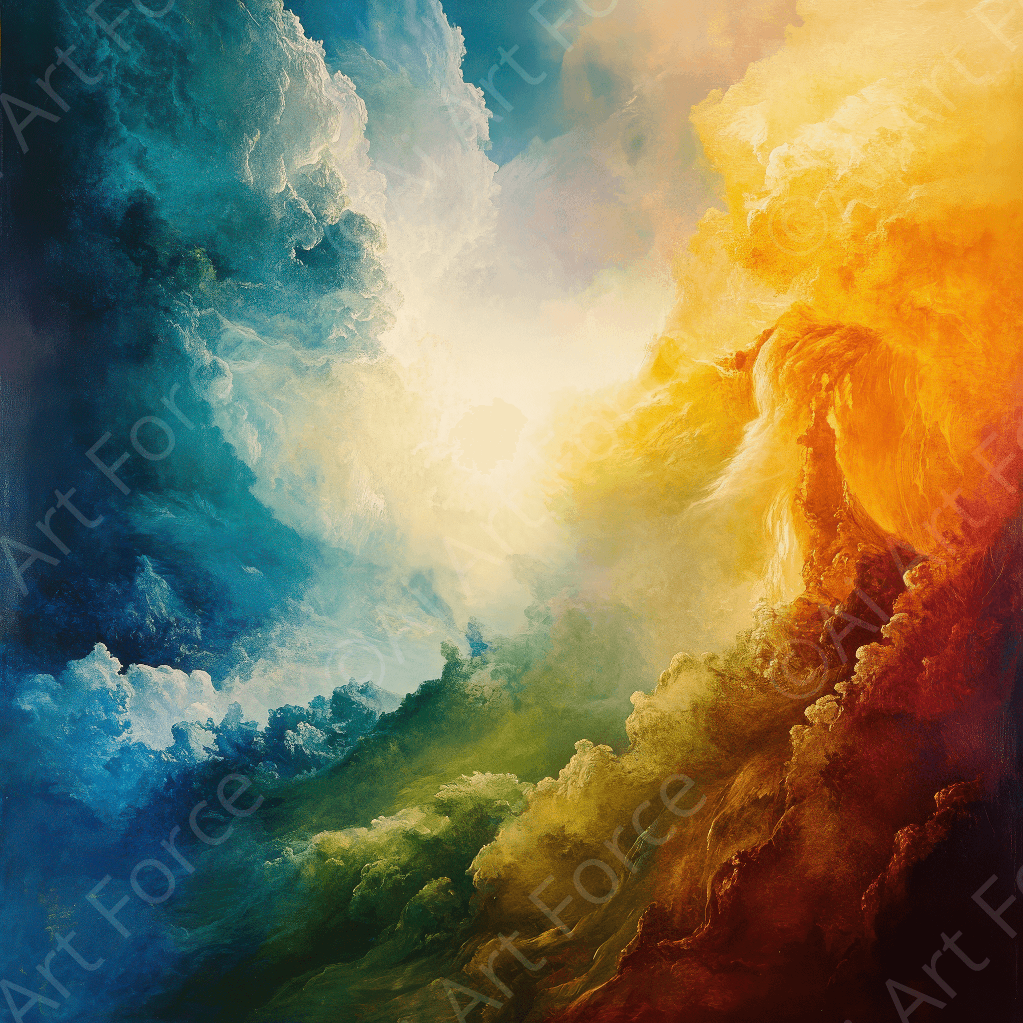 Digital Ai Artwork, of Color History and Spirituality 5, ideal for art enthusiasts and collectors.