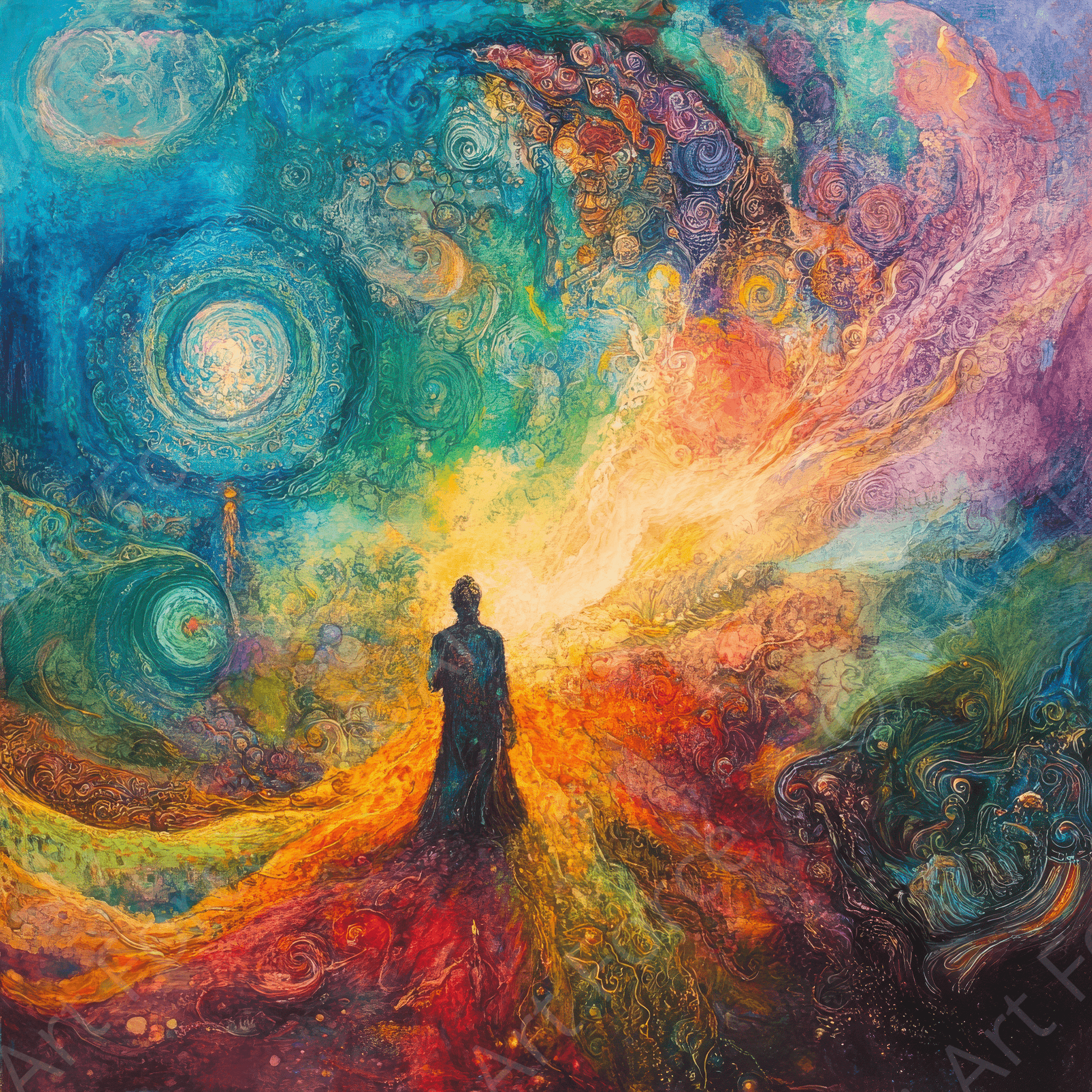 Digital Ai Artwork, of Color History and Spirituality 2, ideal for art enthusiasts and collectors.