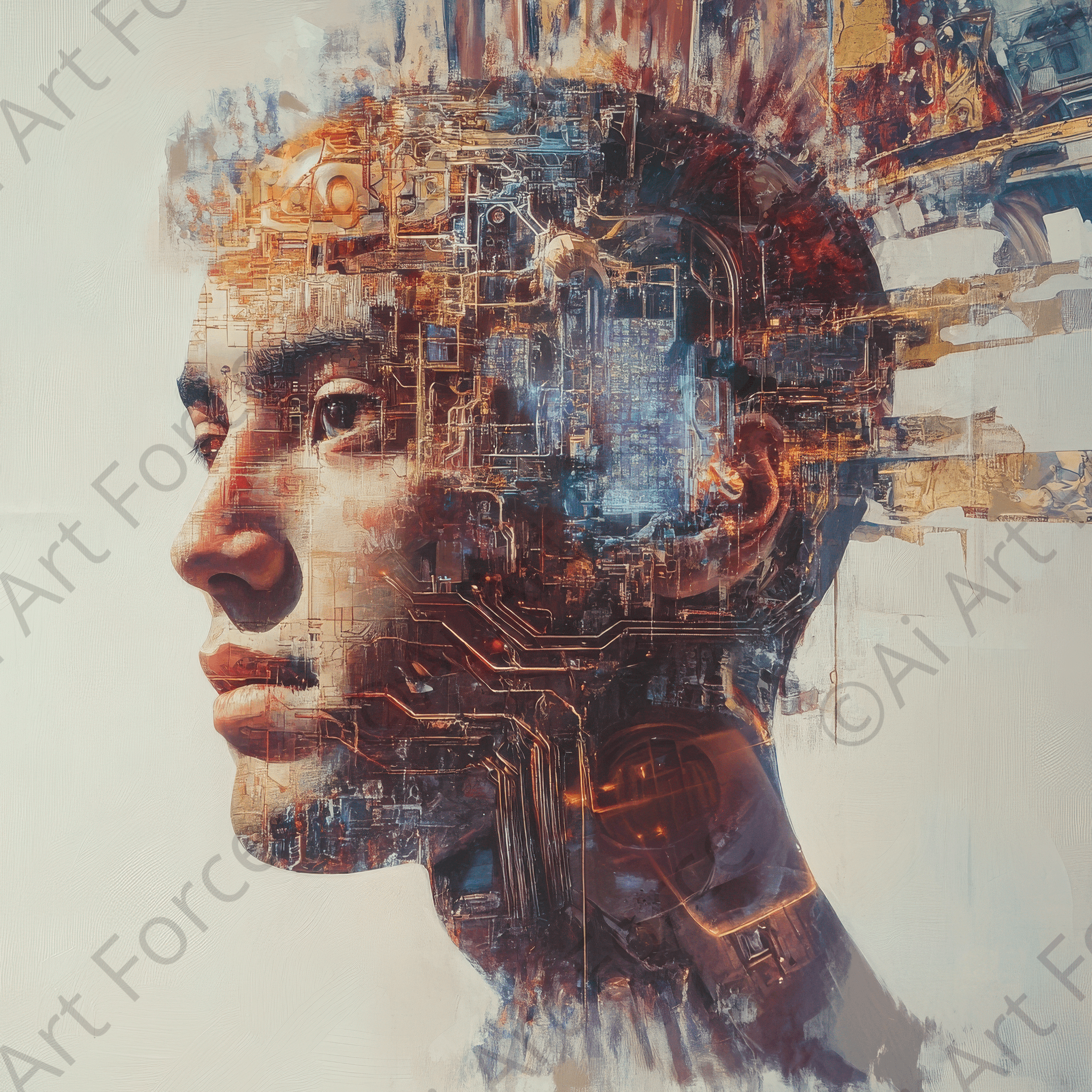 Digital Ai Artwork, of How AI could redefine creativity and the arts 6, ideal for art enthusiasts and collectors.