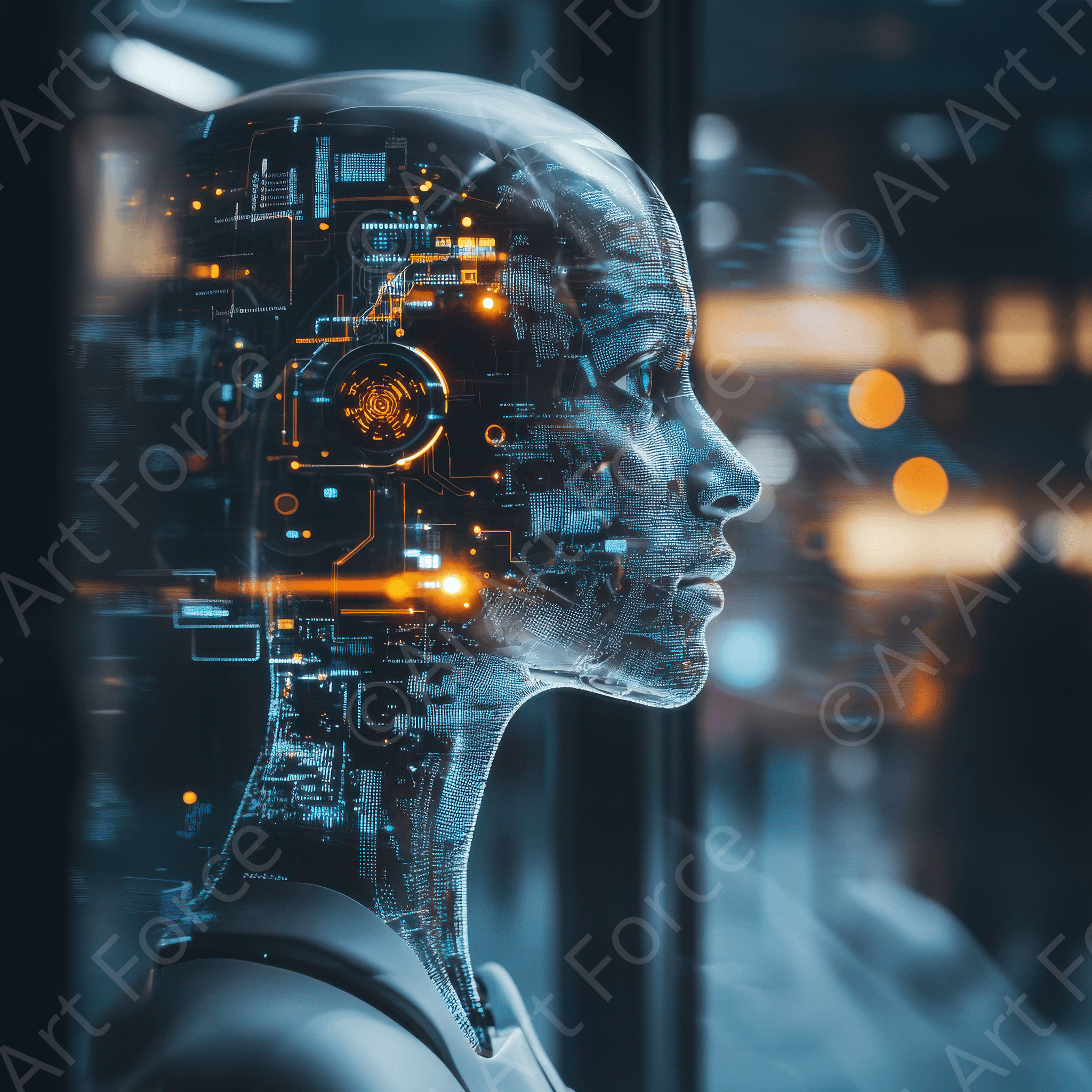 Digital Ai Artwork, of Moral dilemmas in programming AI Whose values should we encode, ideal for art enthusiasts and collectors.