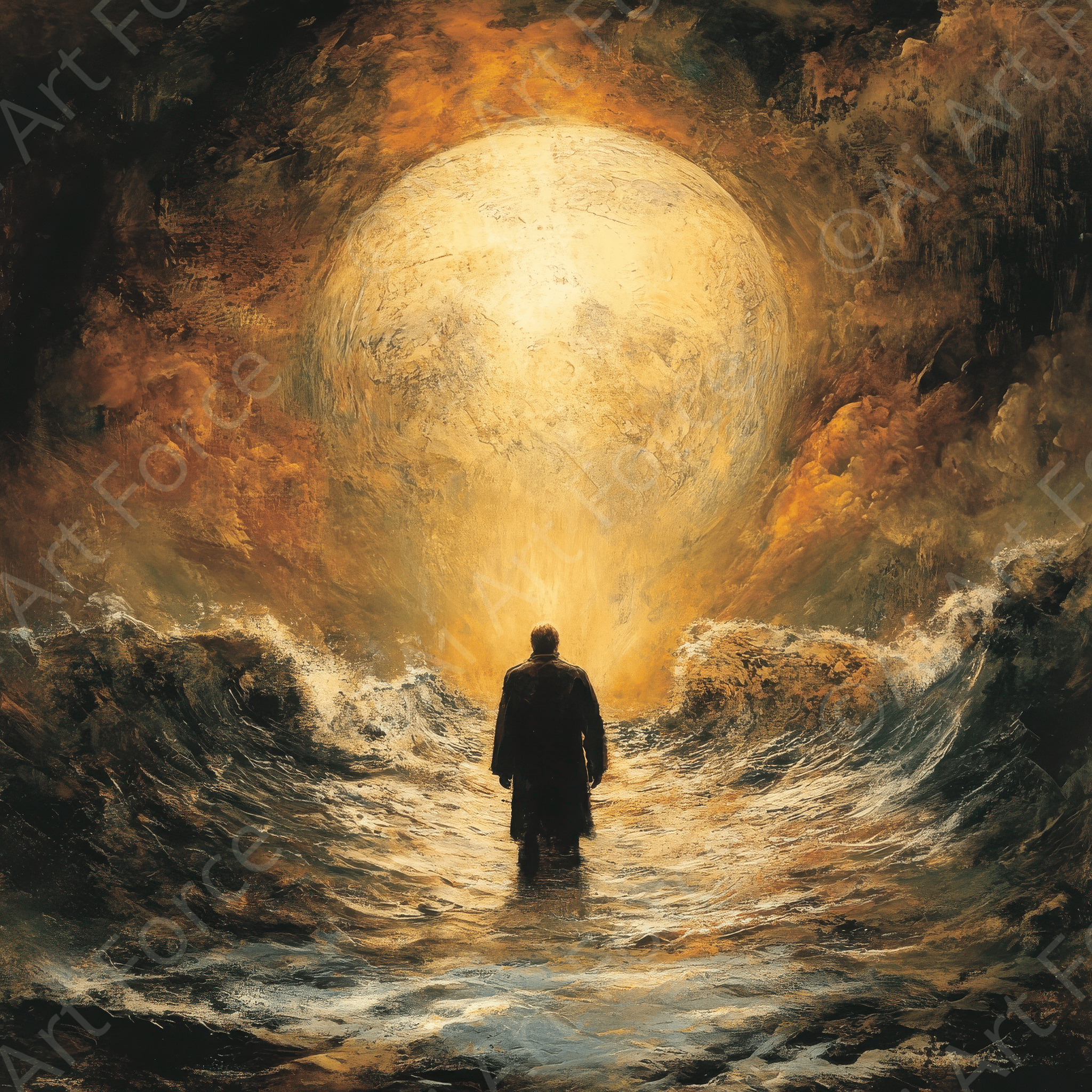 Digital Ai Artwork, of Spirituality and Ethics Christian Perspective, ideal for art enthusiasts and collectors.