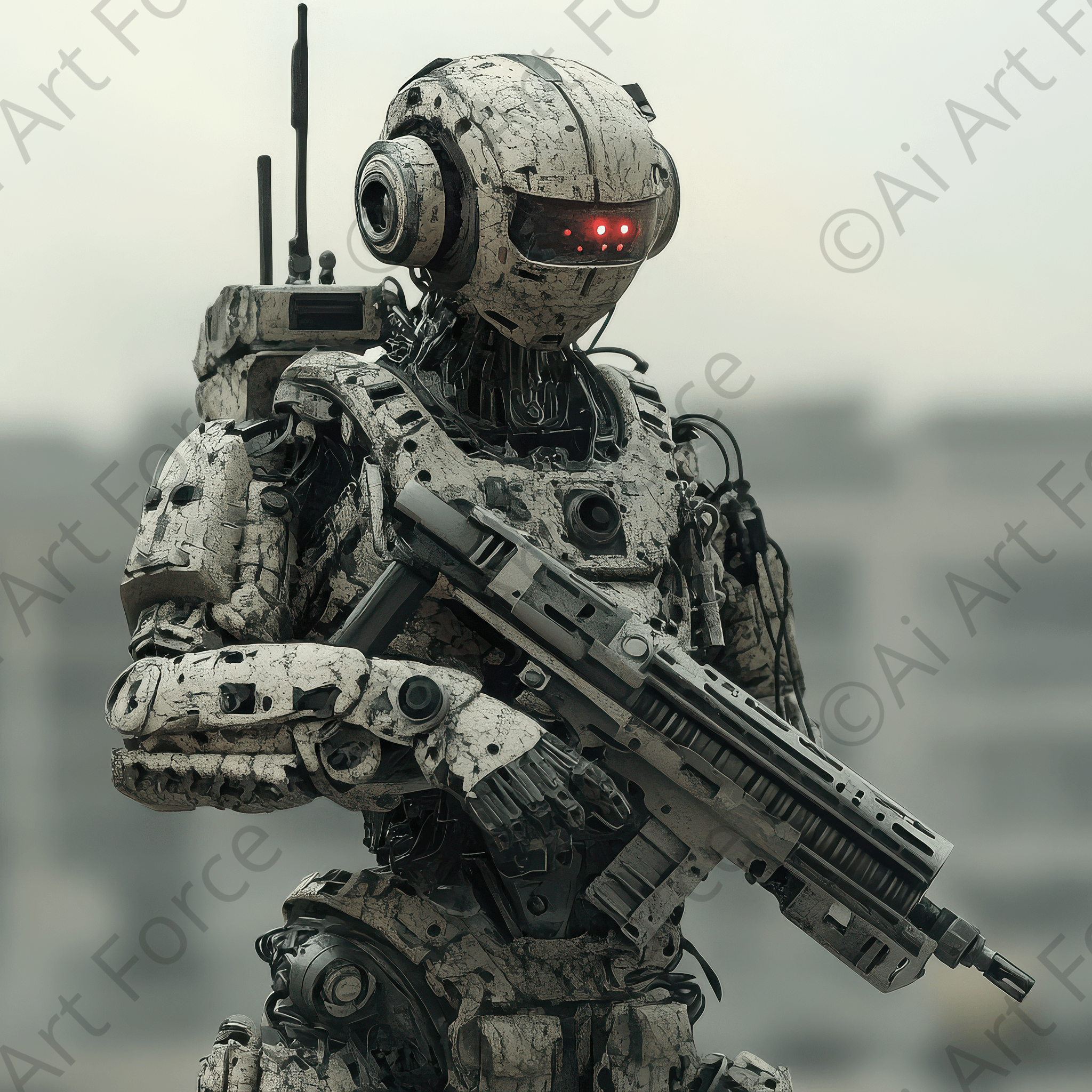 Digital Ai Artwork, of The potential dangers of autonomous military robots 3, ideal for art enthusiasts and collectors.
