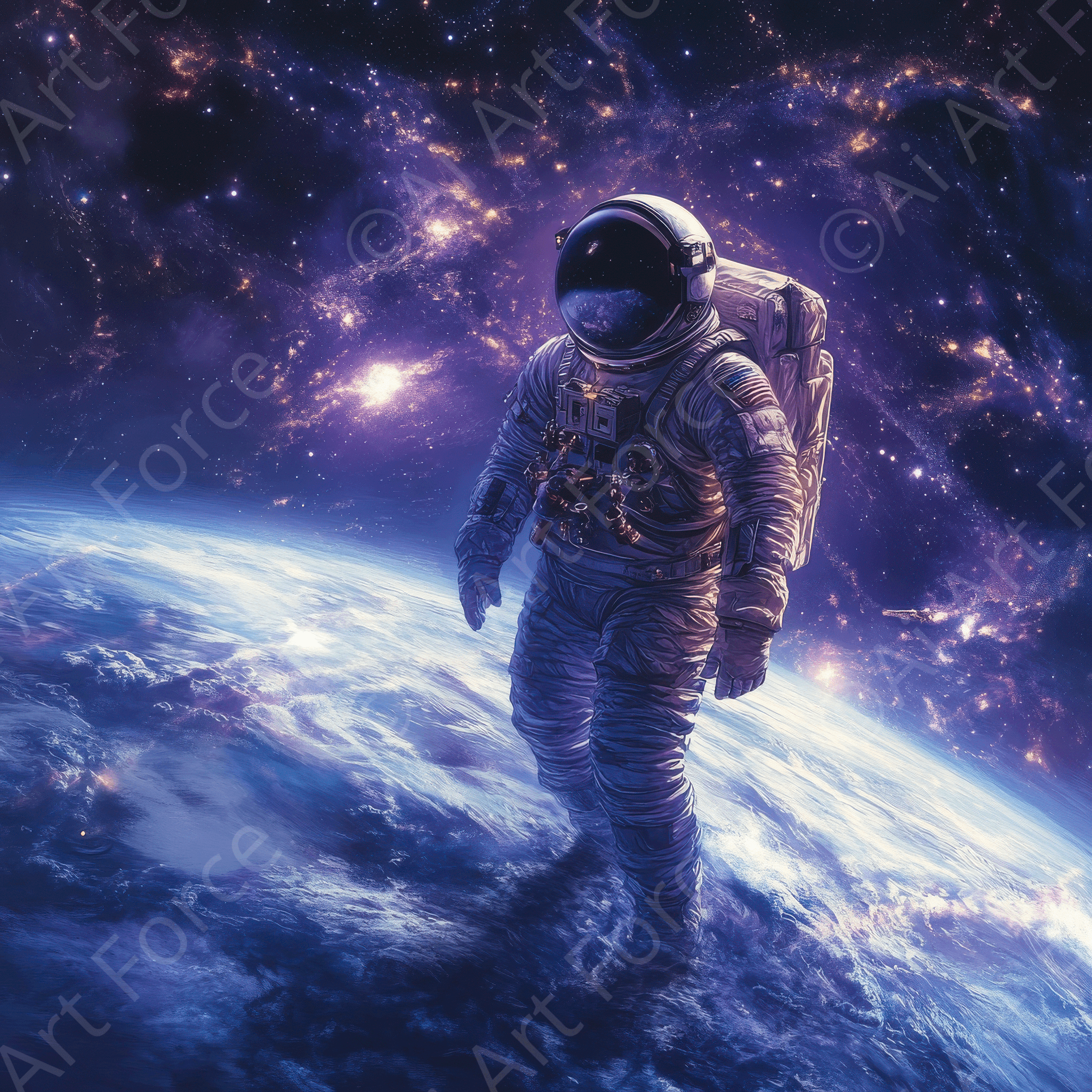 Digital Ai Artwork, of The role of space exploration in uniting humanity 4, ideal for art enthusiasts and collectors.