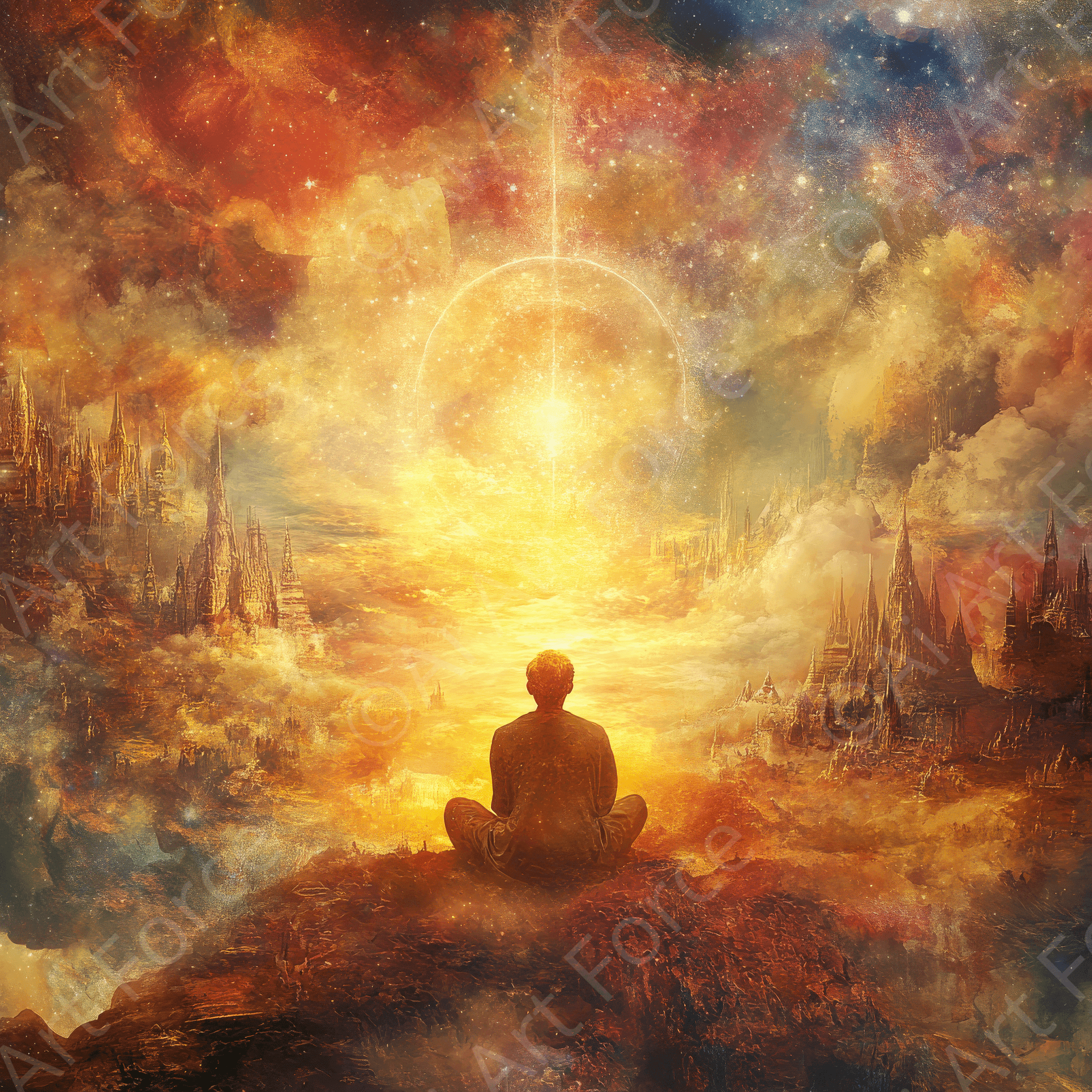 Digital Ai Artwork, of What Are Religion and Spirituality 4, ideal for art enthusiasts and collectors.