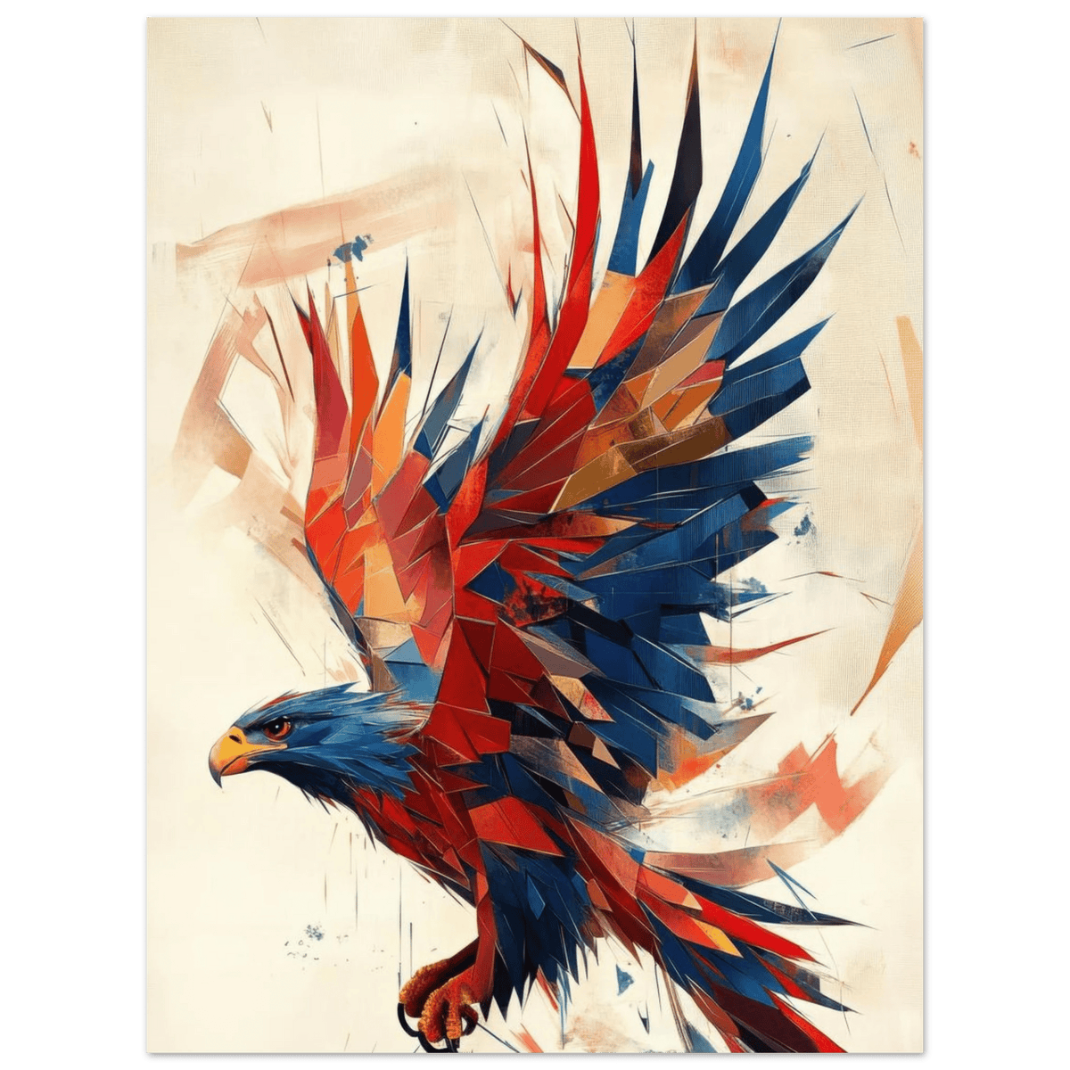 Abstract Geometric Eagle A bold abstract eagle f 2 - Shop Ai Art WebShop - Digital Art online Store