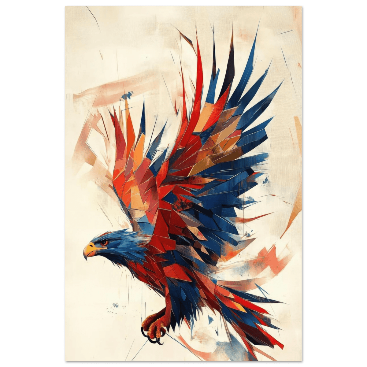 Abstract Geometric Eagle A bold abstract eagle f 2 - Shop Ai Art WebShop - Digital Art online Store