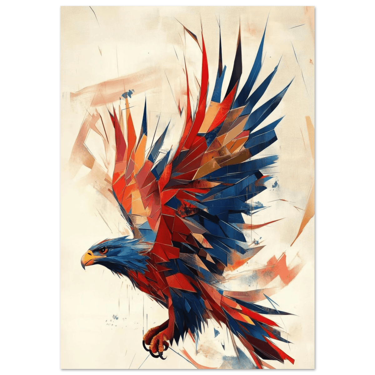 Abstract Geometric Eagle A bold abstract eagle f 2 - Shop Ai Art WebShop - Digital Art online Store