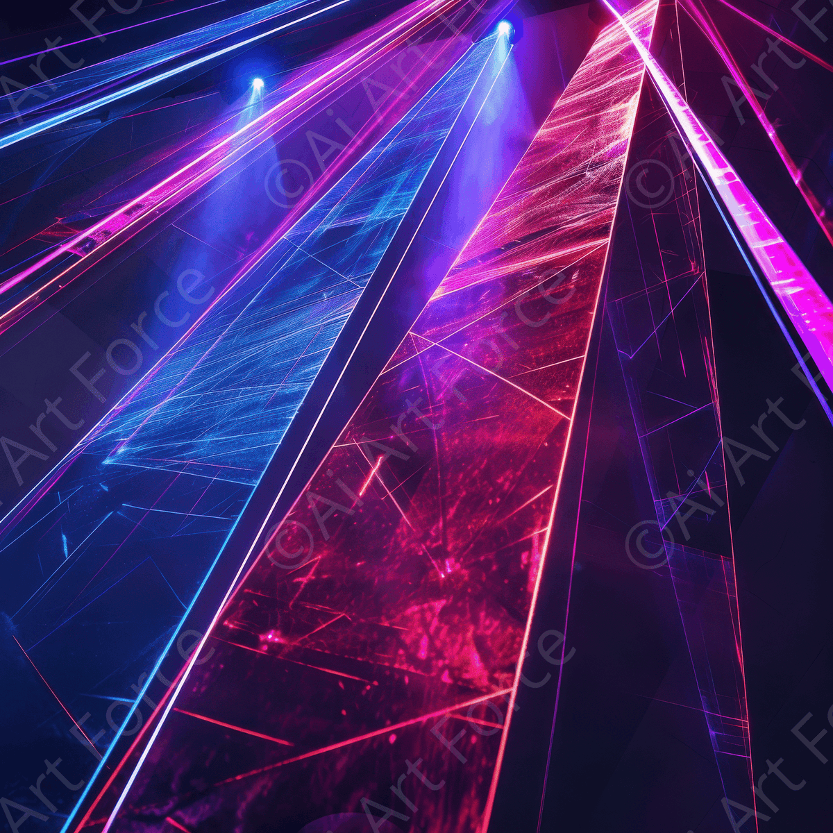 Abstract Lasers 1 - Shop Ai Art WebShop - Digital Art online Store